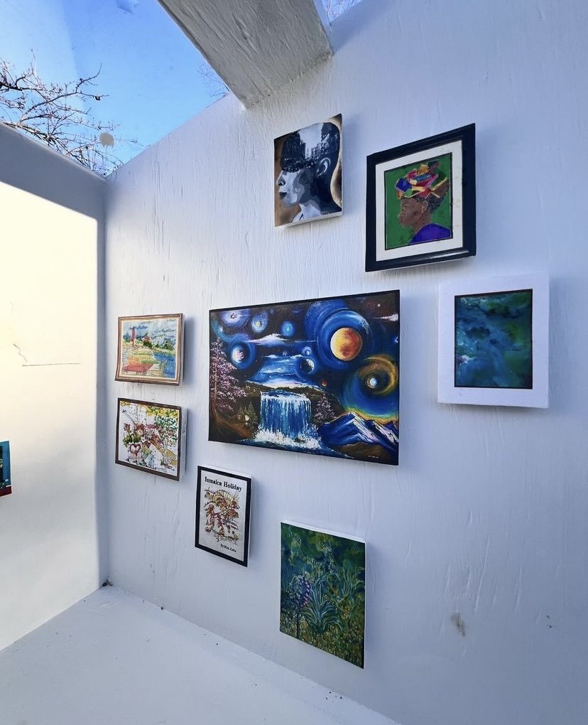 A previous gallery, featuring work by numerous local artists.