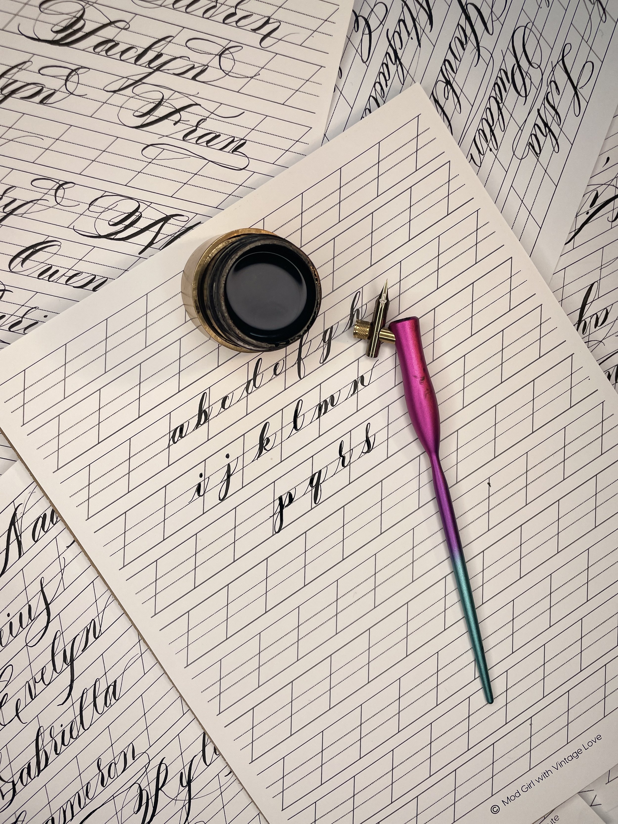 Silk Calligraphy Practice Paper Pad