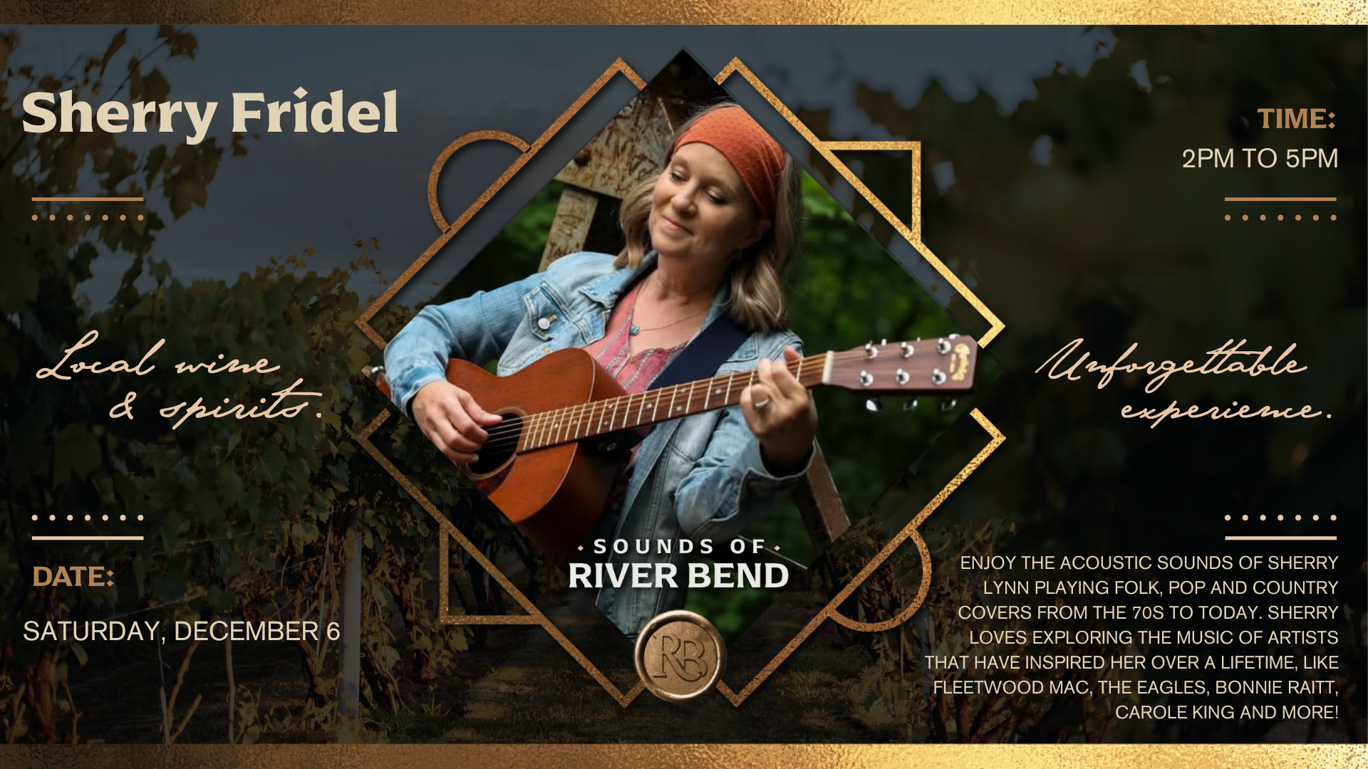 Live Music Saturday: Sherry Fridel