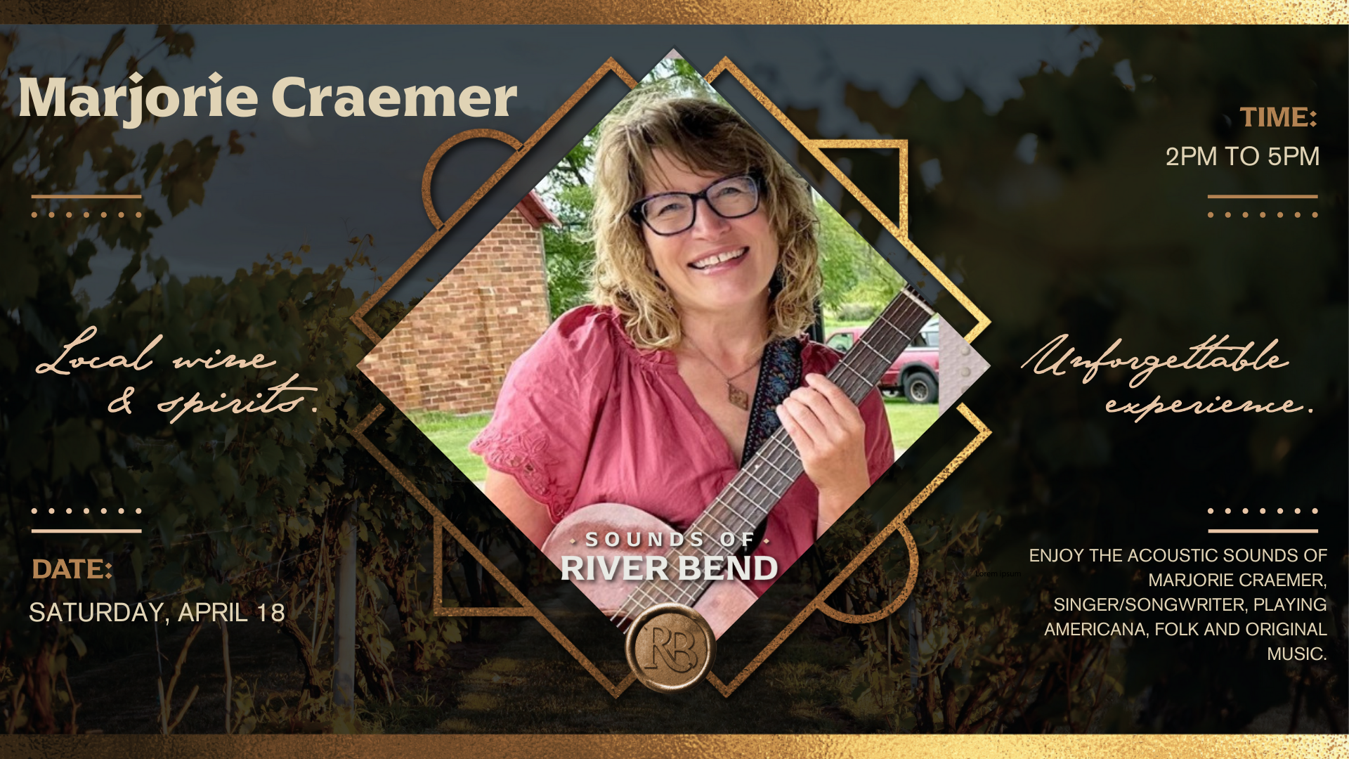 Live Music Saturday: Marjorie Craemer
