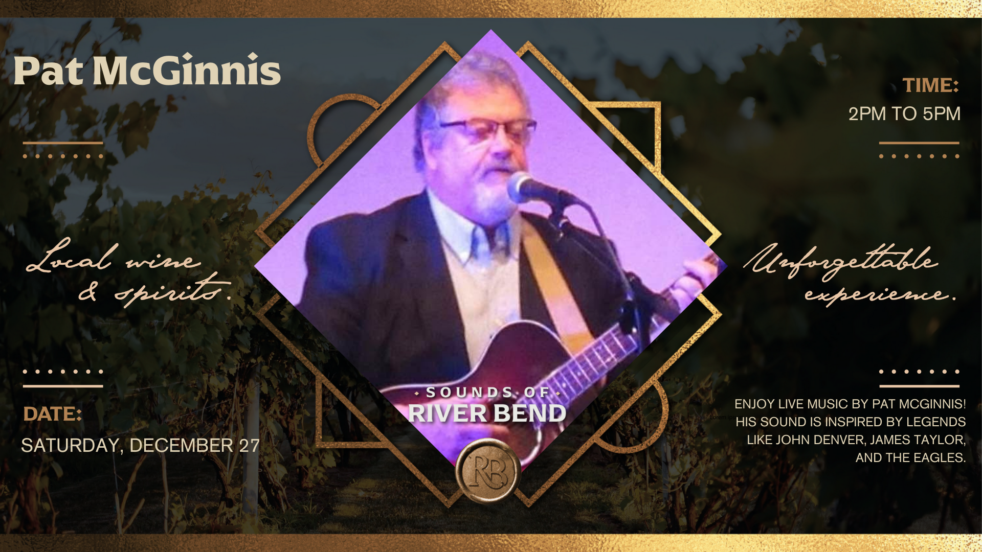 Live Music Saturday: Pat McGinnis
