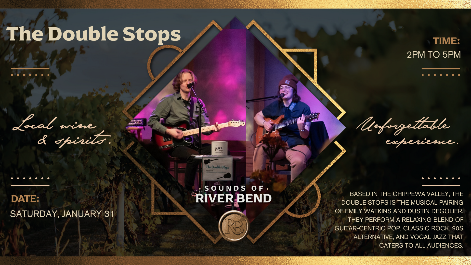 Saturday Live Music: The Double Stops
