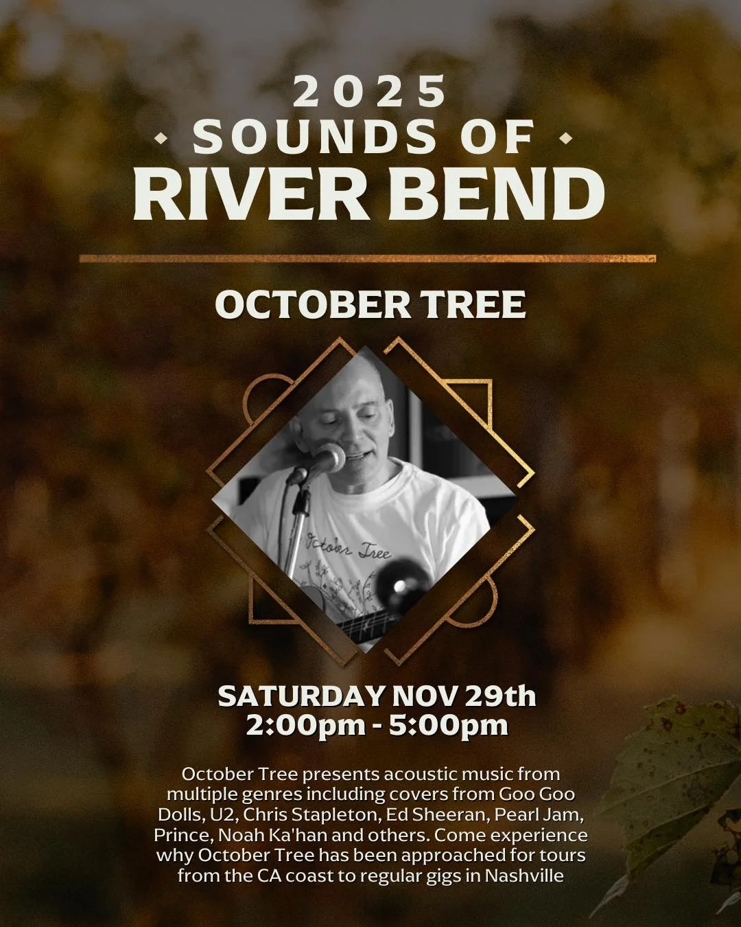 Looking for the perfect post-holiday outing? October Tree takes the River Bend stage this Saturday from 2&ndash;5pm. 🎶

It&rsquo;s also the perfect time to pick up Black Diamond and Summer White, both back with limited quantities until sold out. And