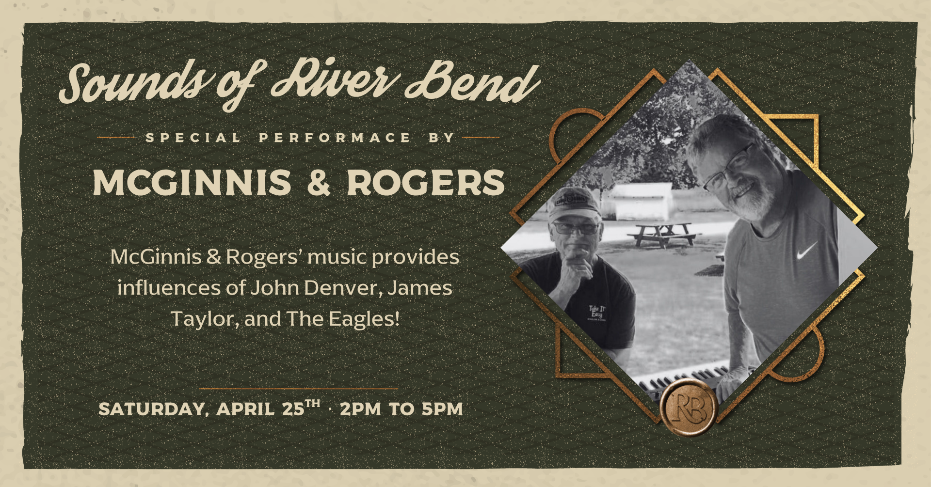 Live Music Saturday: McGinnis &amp; Rogers