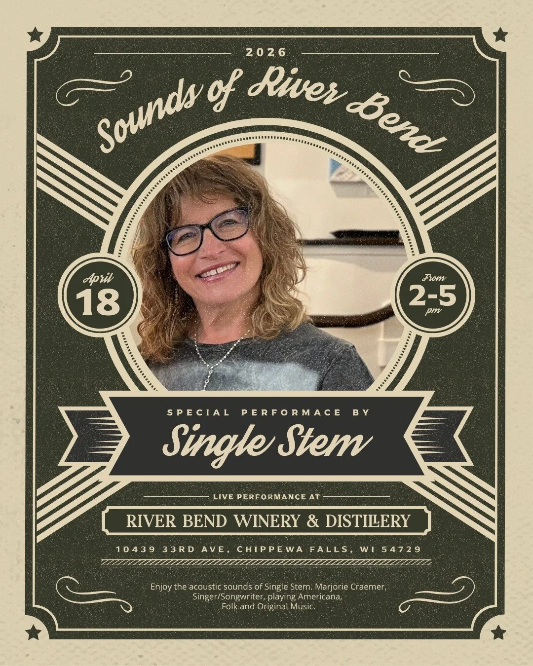 Two days. Two opportunities for live music. 🎶 Saturday enjoy Single Stem from 2&ndash;5pm and Sunday Calianna Caroline from 1:30&ndash;4:30pm. A full weekend of music and a great excuse to spend some time at River Bend!
