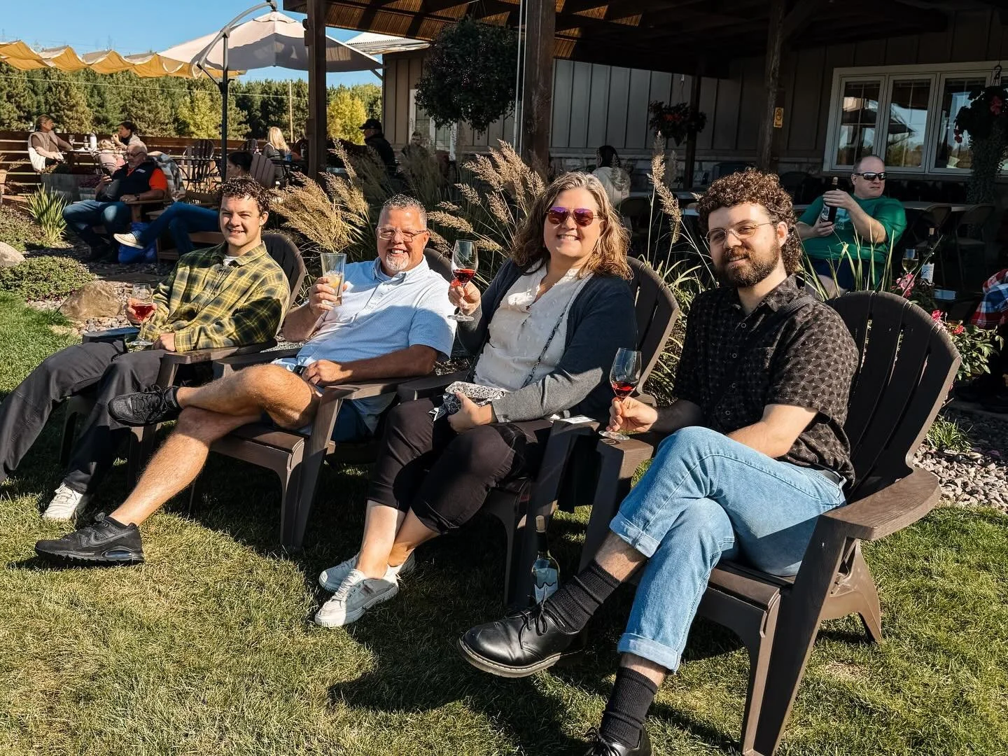 Ah&hellip; we&rsquo;re ready for some vineyard lawn time too. 🍷❤️ Regular season hours start up May 1st, but in the meantime we&rsquo;re open Wednesday 4:30 to 8, Friday 4:30 to 8, Saturday 11 to 7, and Sunday 11 to 5.

It&rsquo;s a double music wee