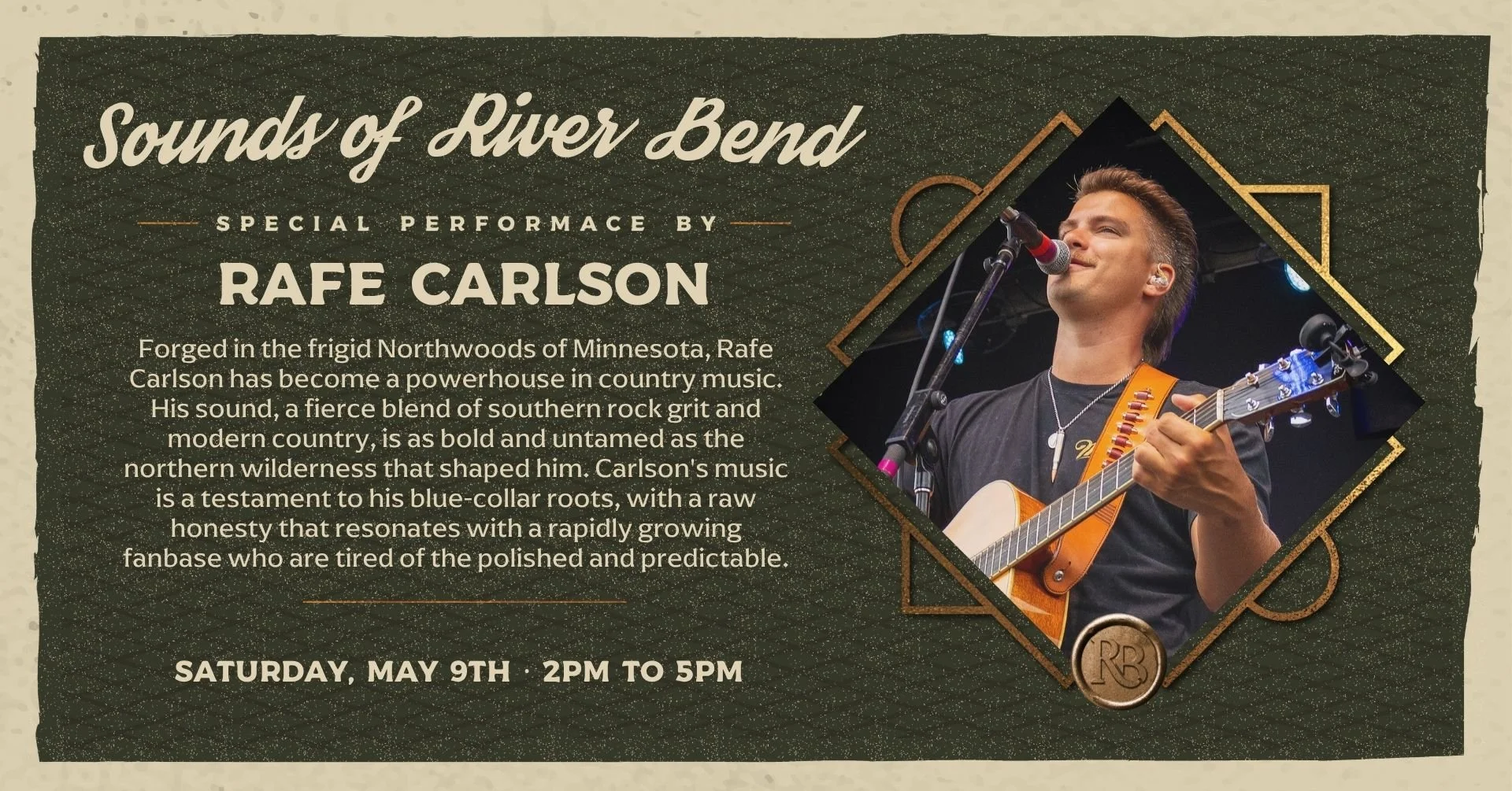 Saturday Live Music: Rafe Carlson