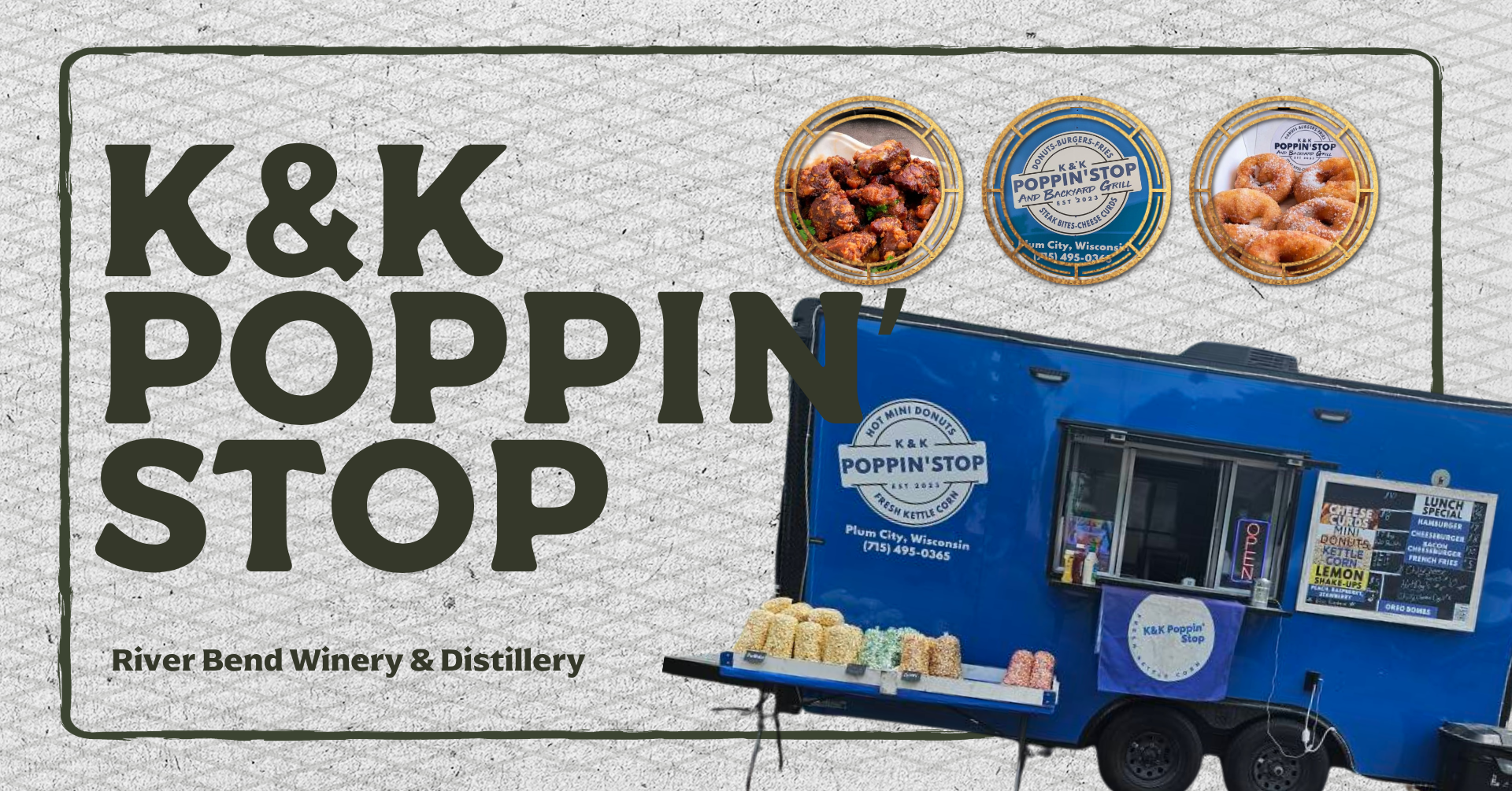K&K Poppin' Stop on Memorial Day at River Bend!