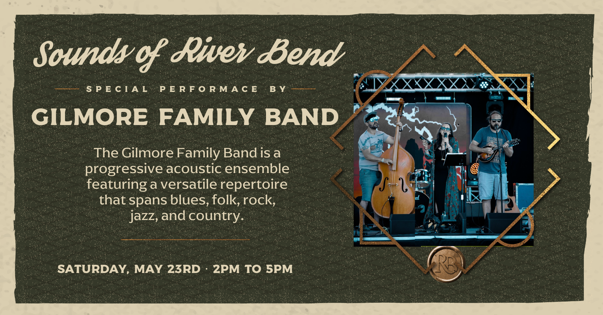 Saturday Live Music: Gilmore Family Band