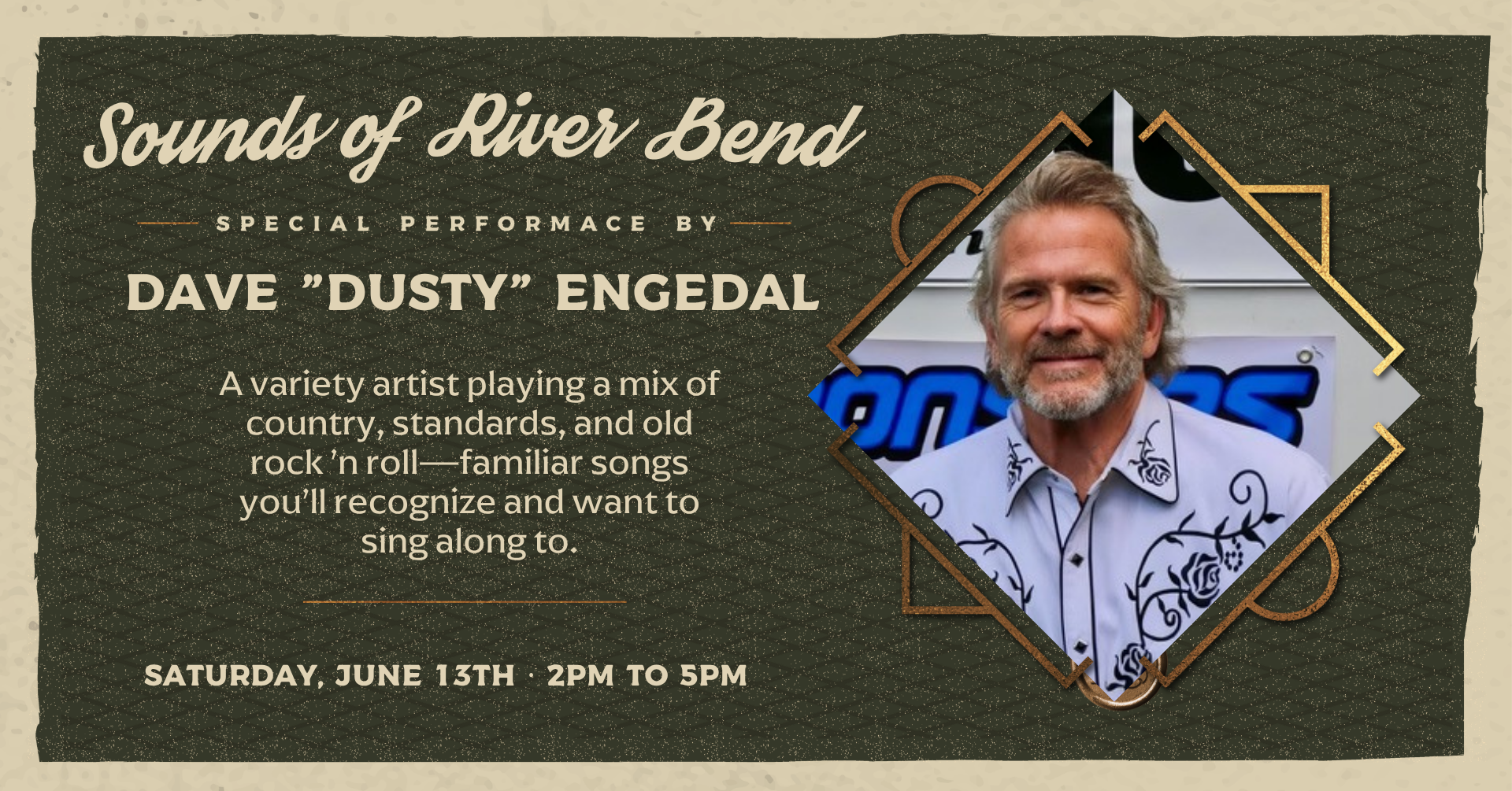 Saturday Live Music: Dave "Dusty" Engedahl