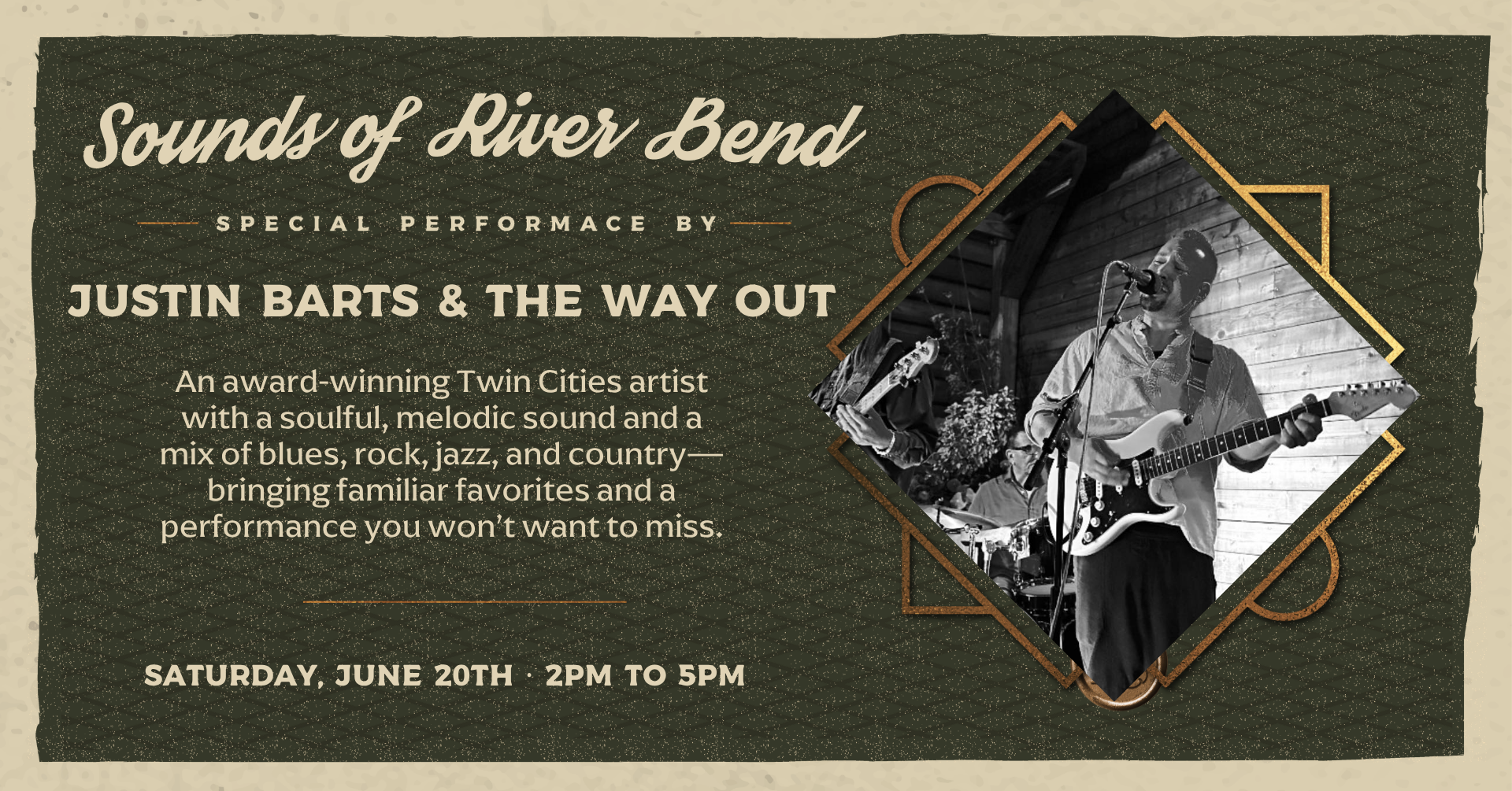 Saturday Live Music: Justin Barts & The Way Out