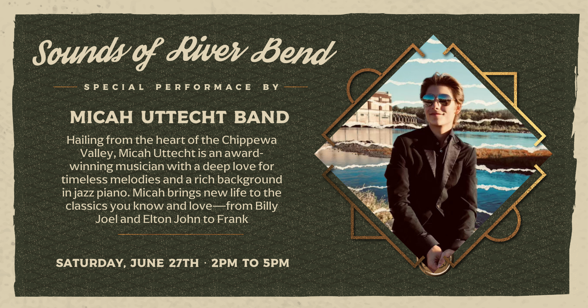 Saturday Live Music: Micah Utrecht Band