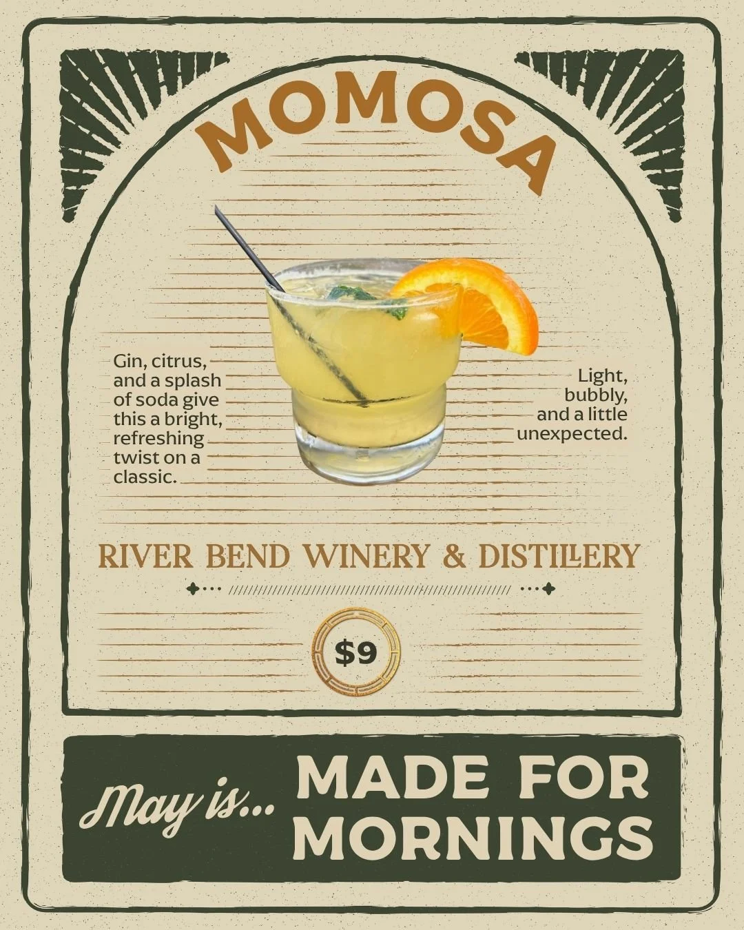 Bring mom out for the one-of-a-kind Momosa 🍊It&rsquo;s made for Mother&rsquo;s Day weekend. 💐 The first 100 moms through the door Saturday and Sunday will receive a beautiful Wisconsin-grown tulip from Legacy Hill Acres!