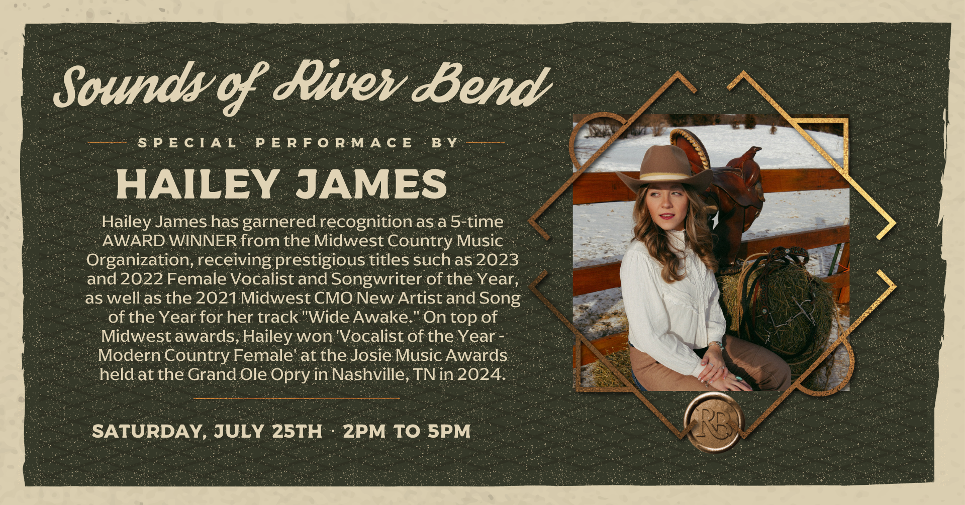 Saturday Sounds of River Bend: Hailey James