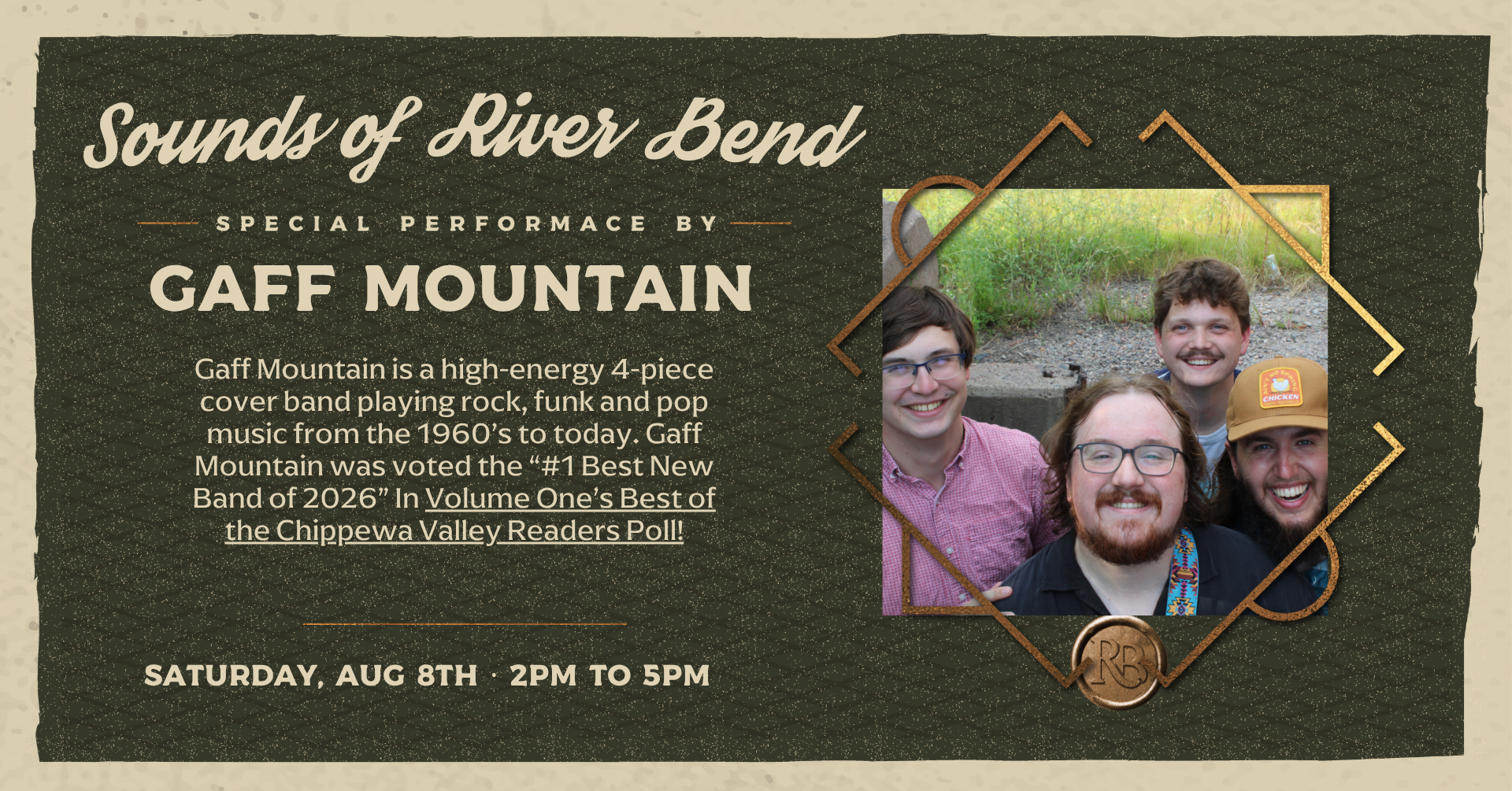 Saturday Sounds of River Bend: Gaff Mountain