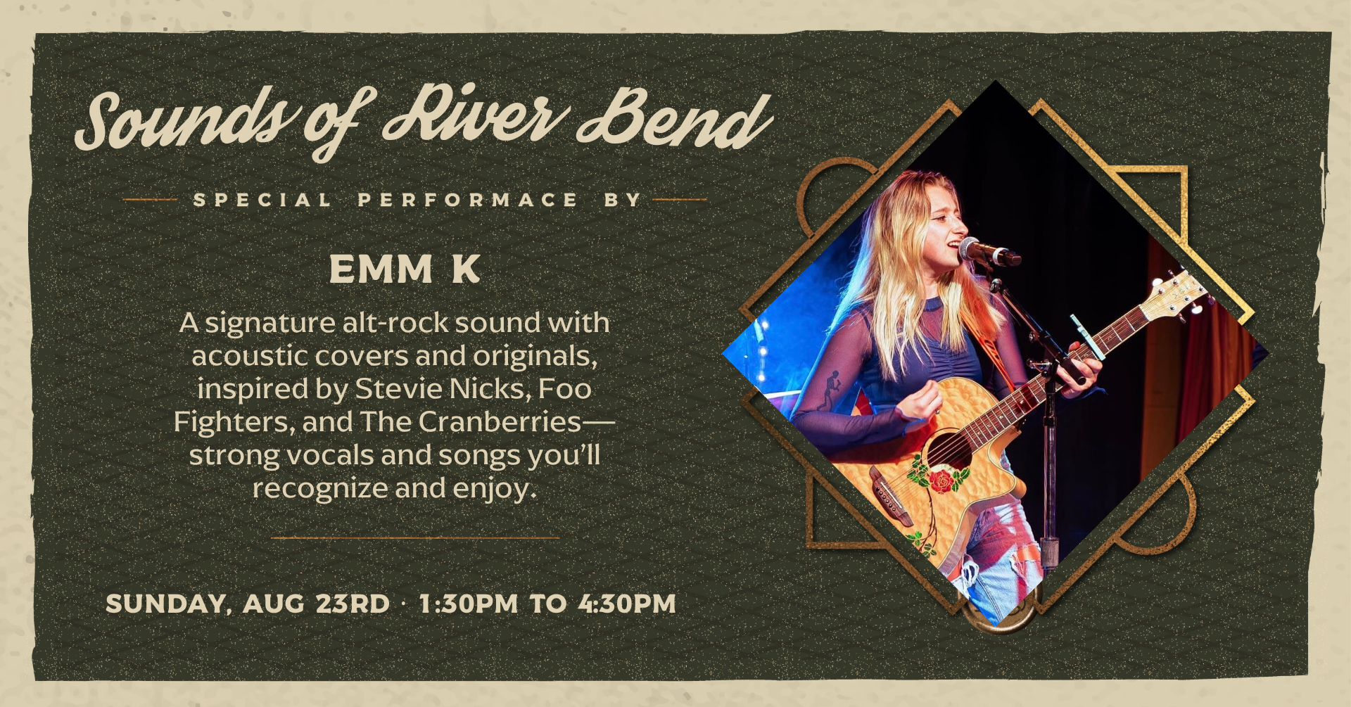 Sunday Sounds of River Bend: Emm K