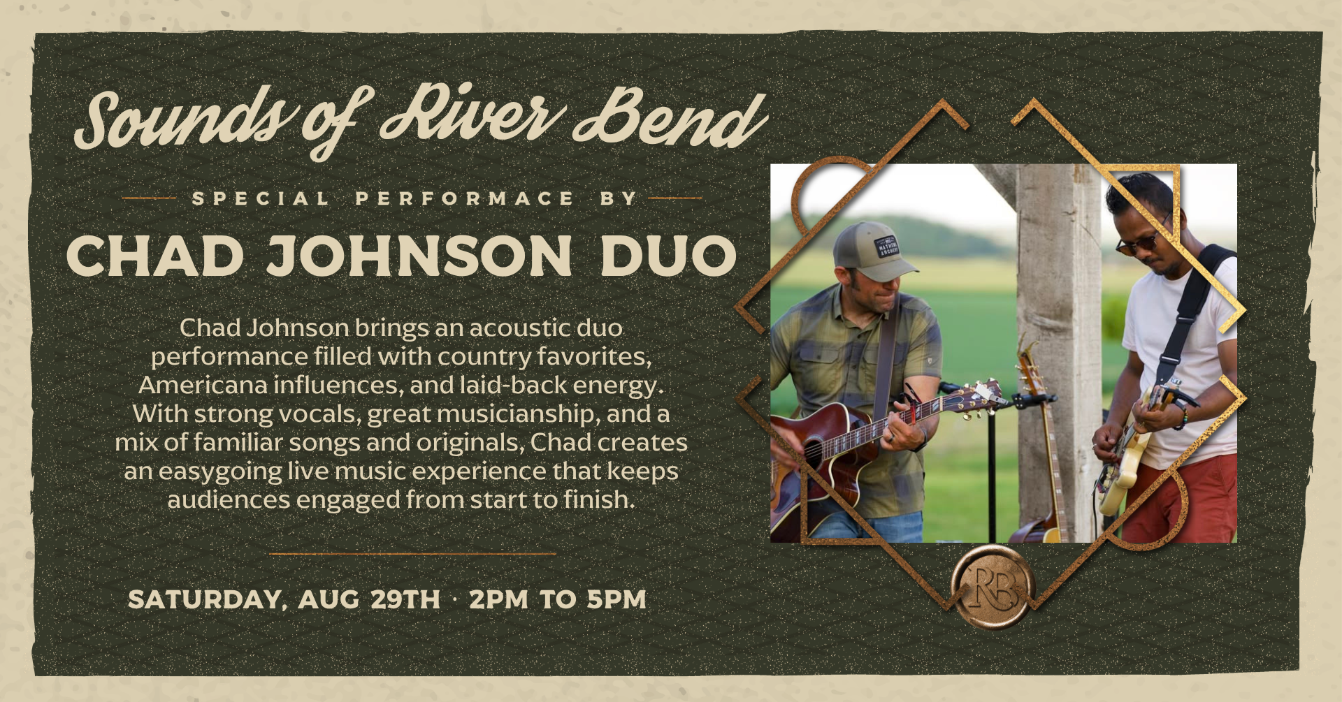 Saturday Sounds of River Bend: Chad Johnson Duo