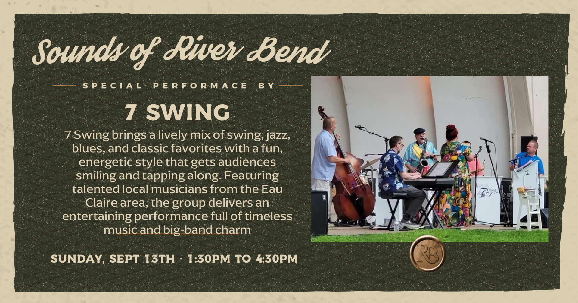 Sunday Sounds of River Bend: 7 Swing