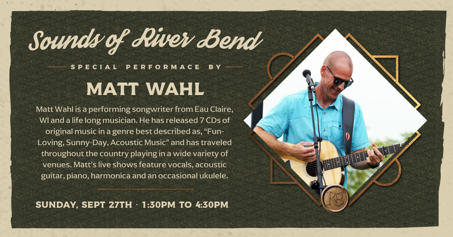 Sunday Sounds of River Bend: Matt Wahl