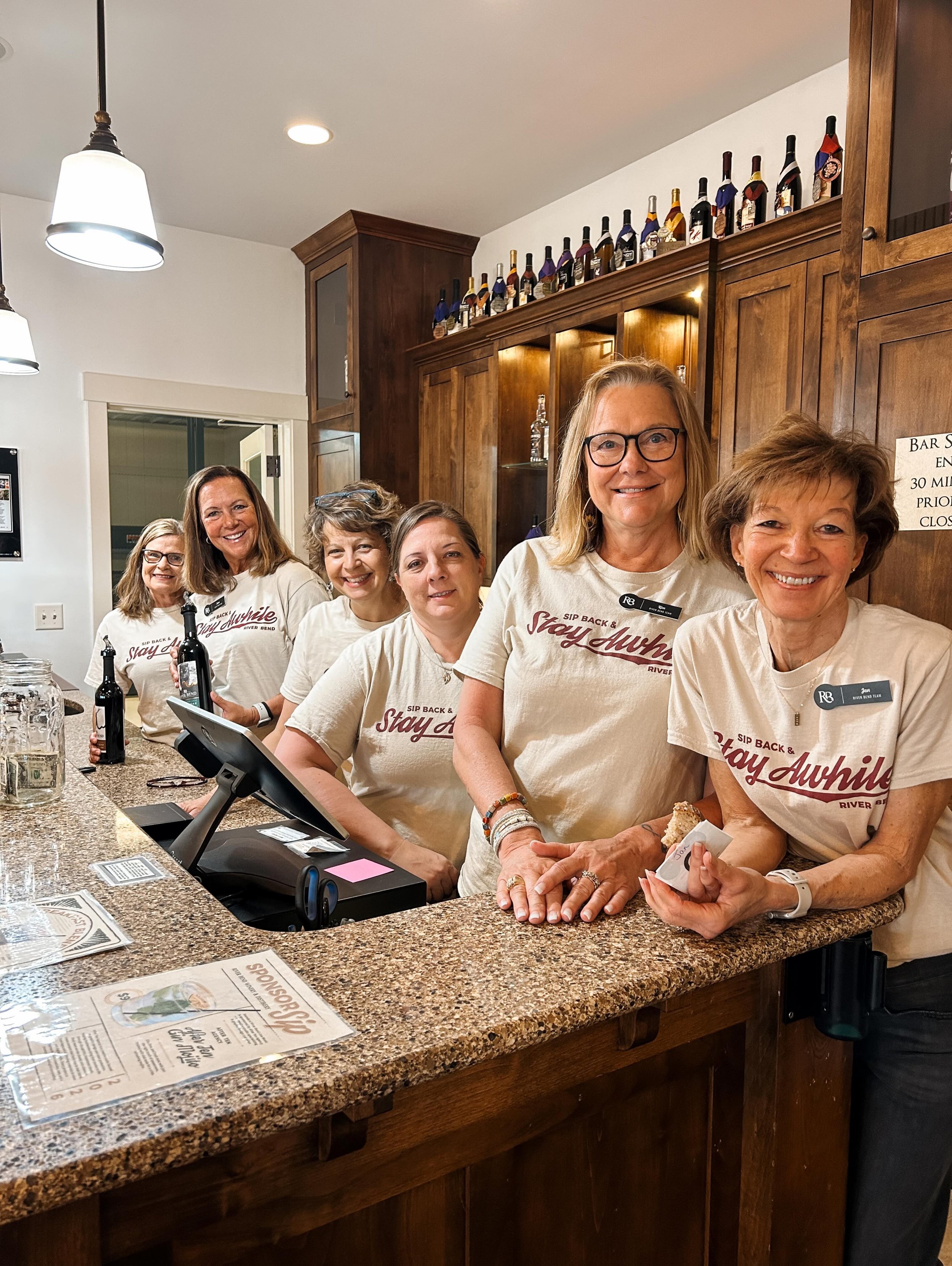 Come sip back &amp; stay awhile with us at River Bend. 🤍