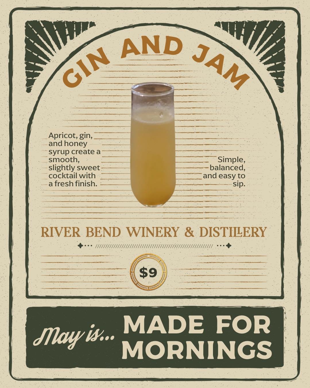 Meet Gin &amp; Jam. 🍓 A new feature perfect for Memorial Day weekend! ☀️🍷Don&rsquo;t forget, we will be open Memorial Day too from 11am to 5pm.