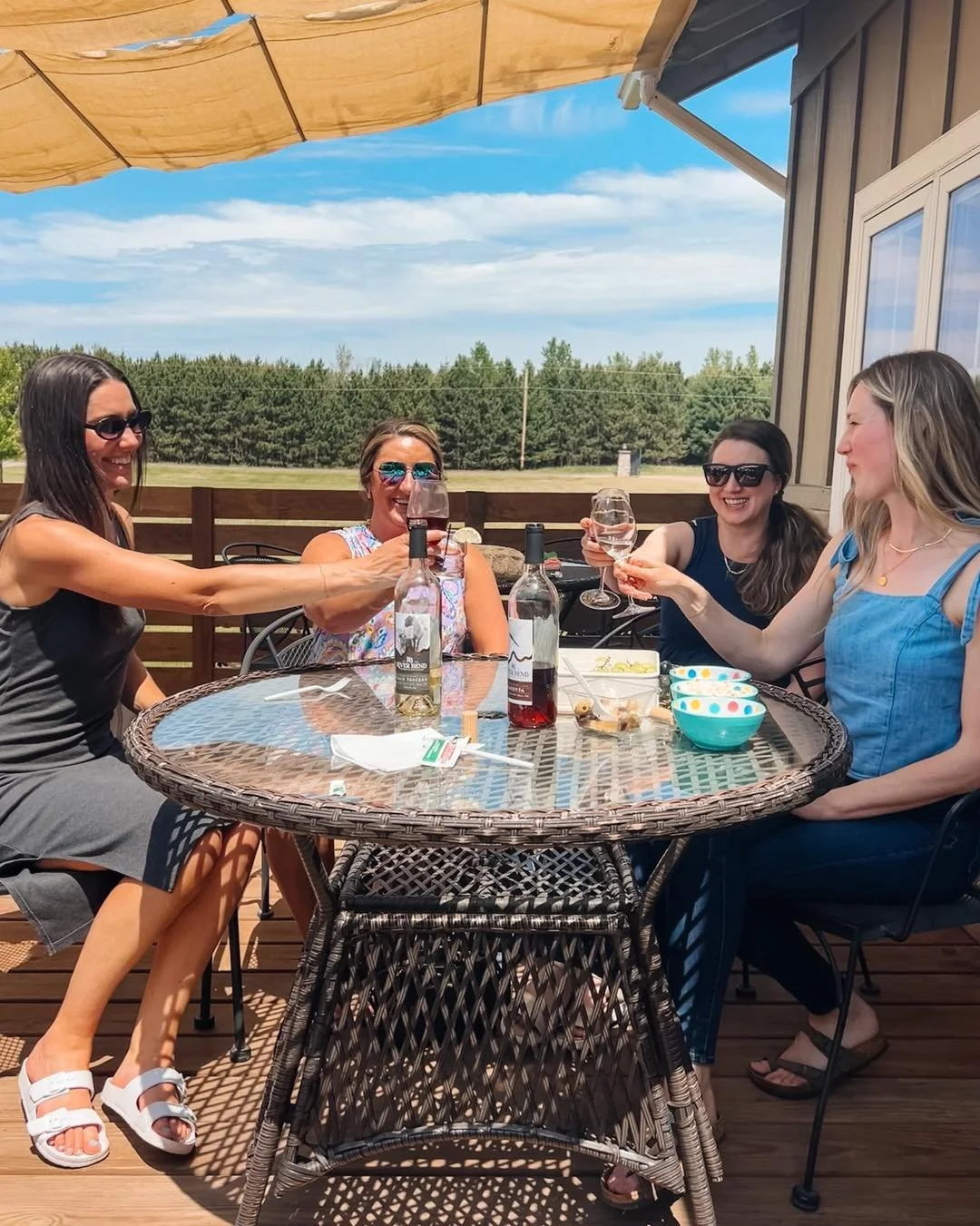 Class dismissed. Meet us at River Bend. 🍷☀️