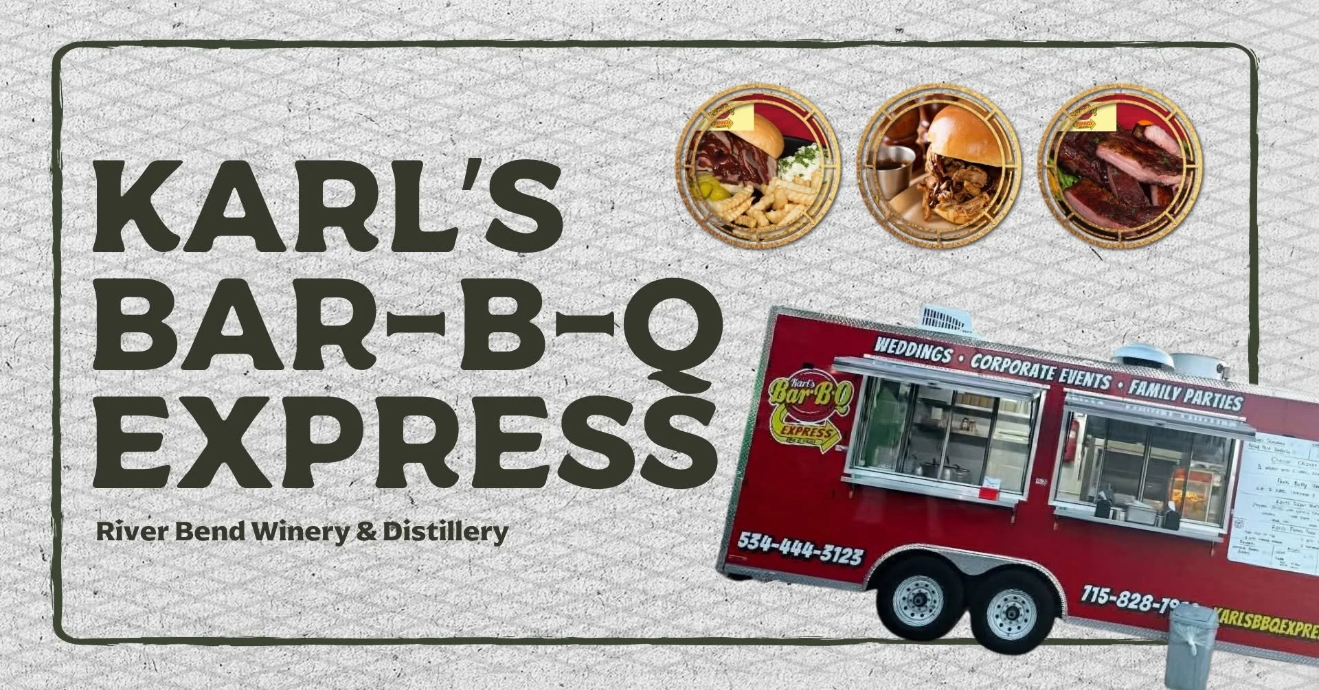 Karl’s Bar-B-Q Express at River Bend!