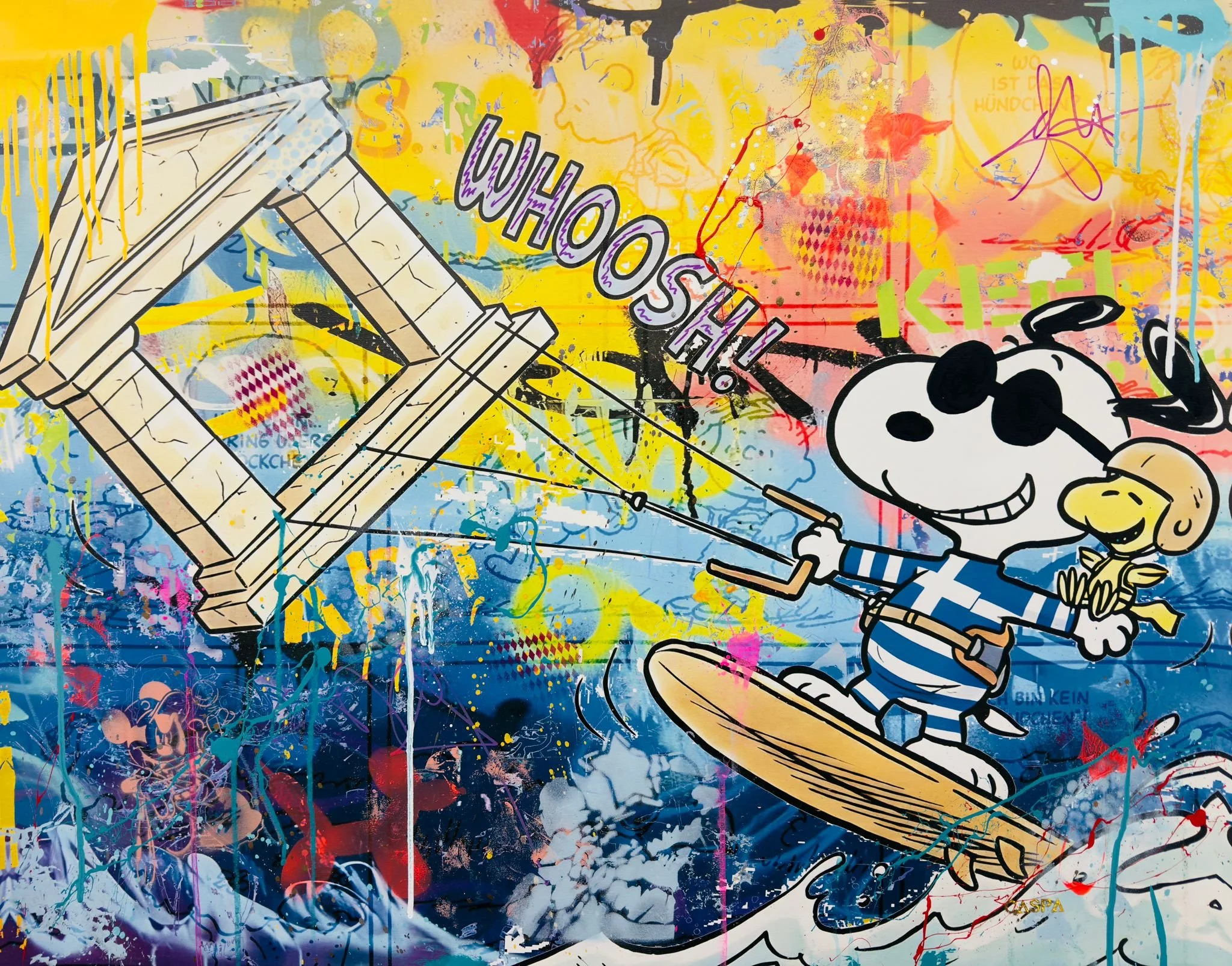 Greek Snoopy kiting 100 x 80 .jpg