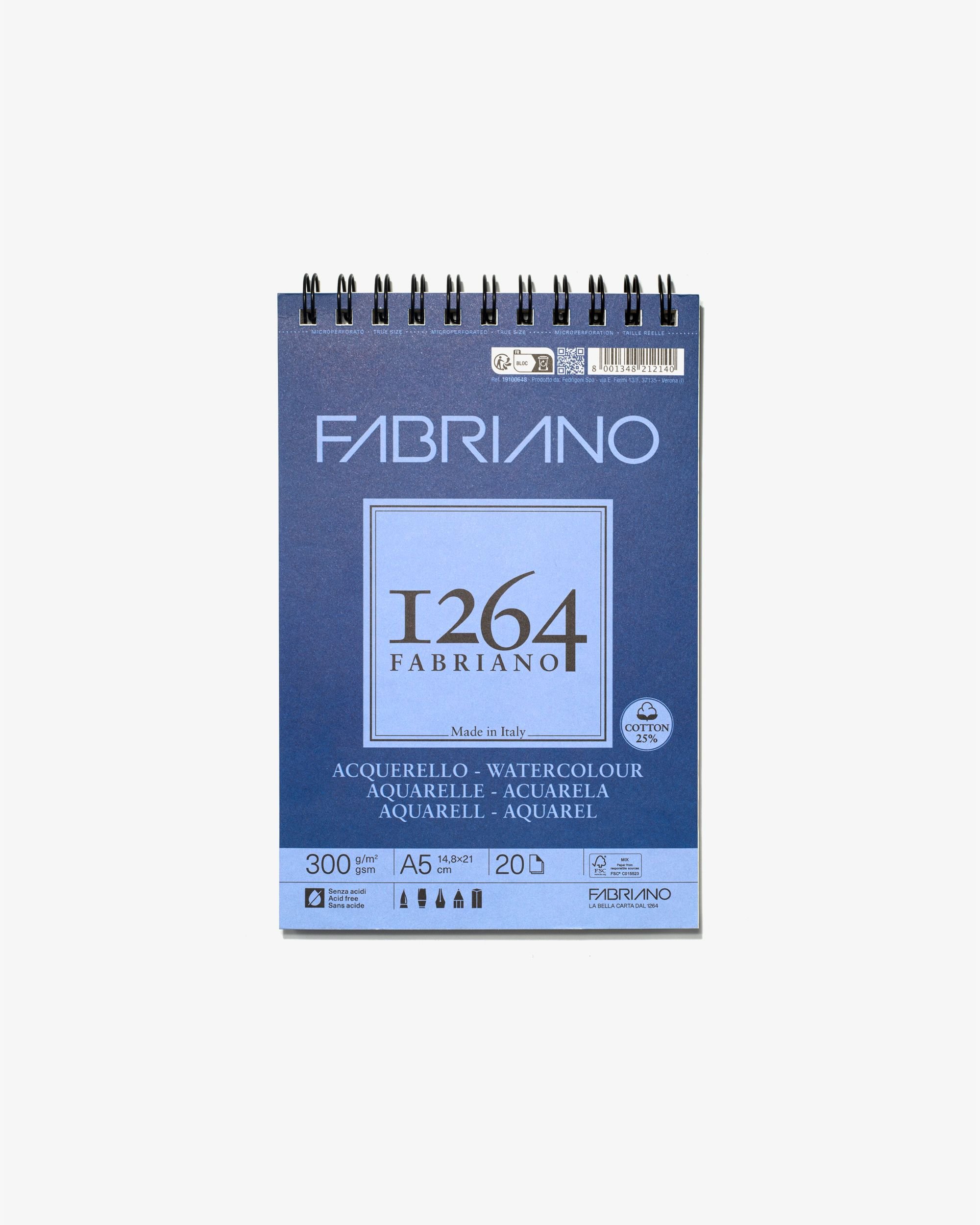 Bloc papier aquarelle Fabriano 1264