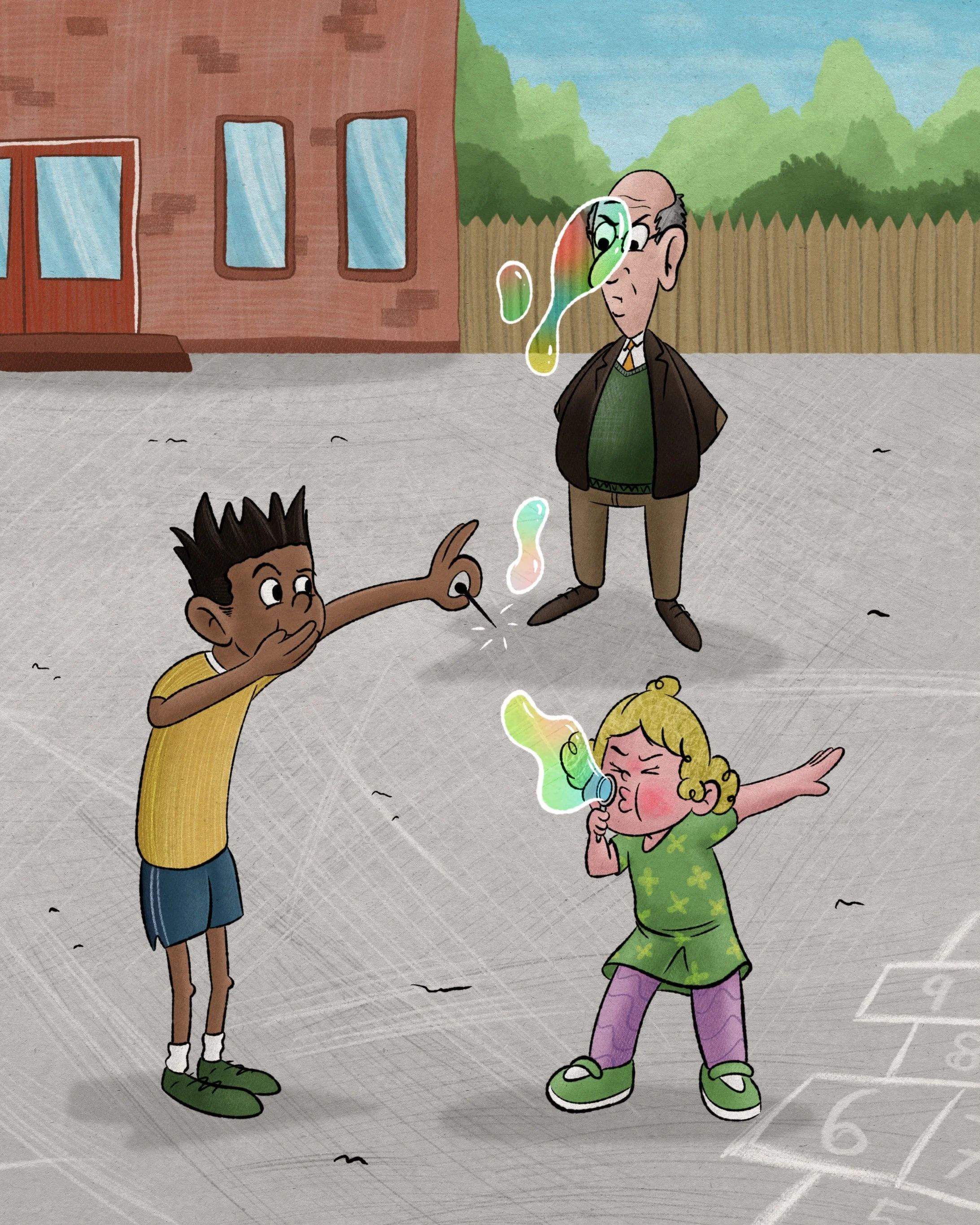 Playground antics