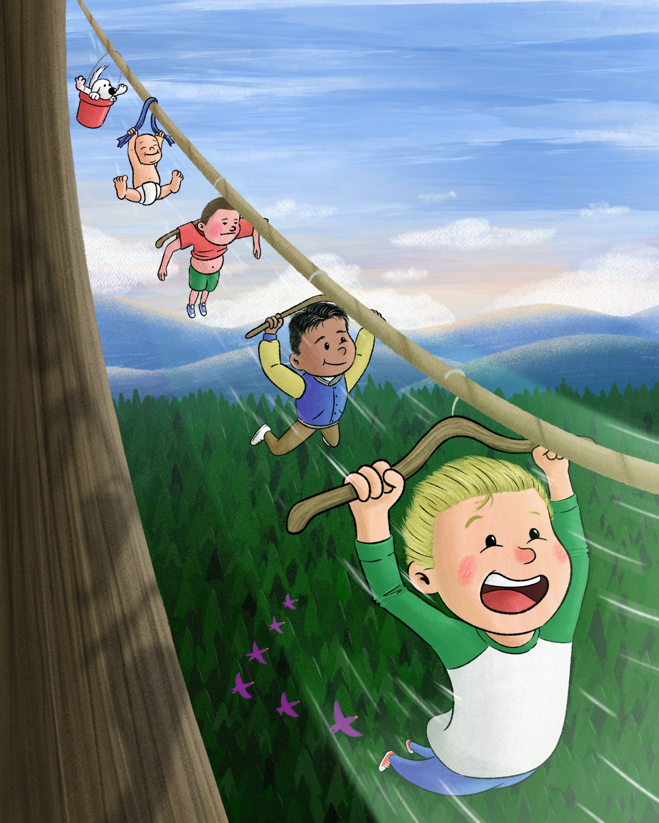 Zip Lining