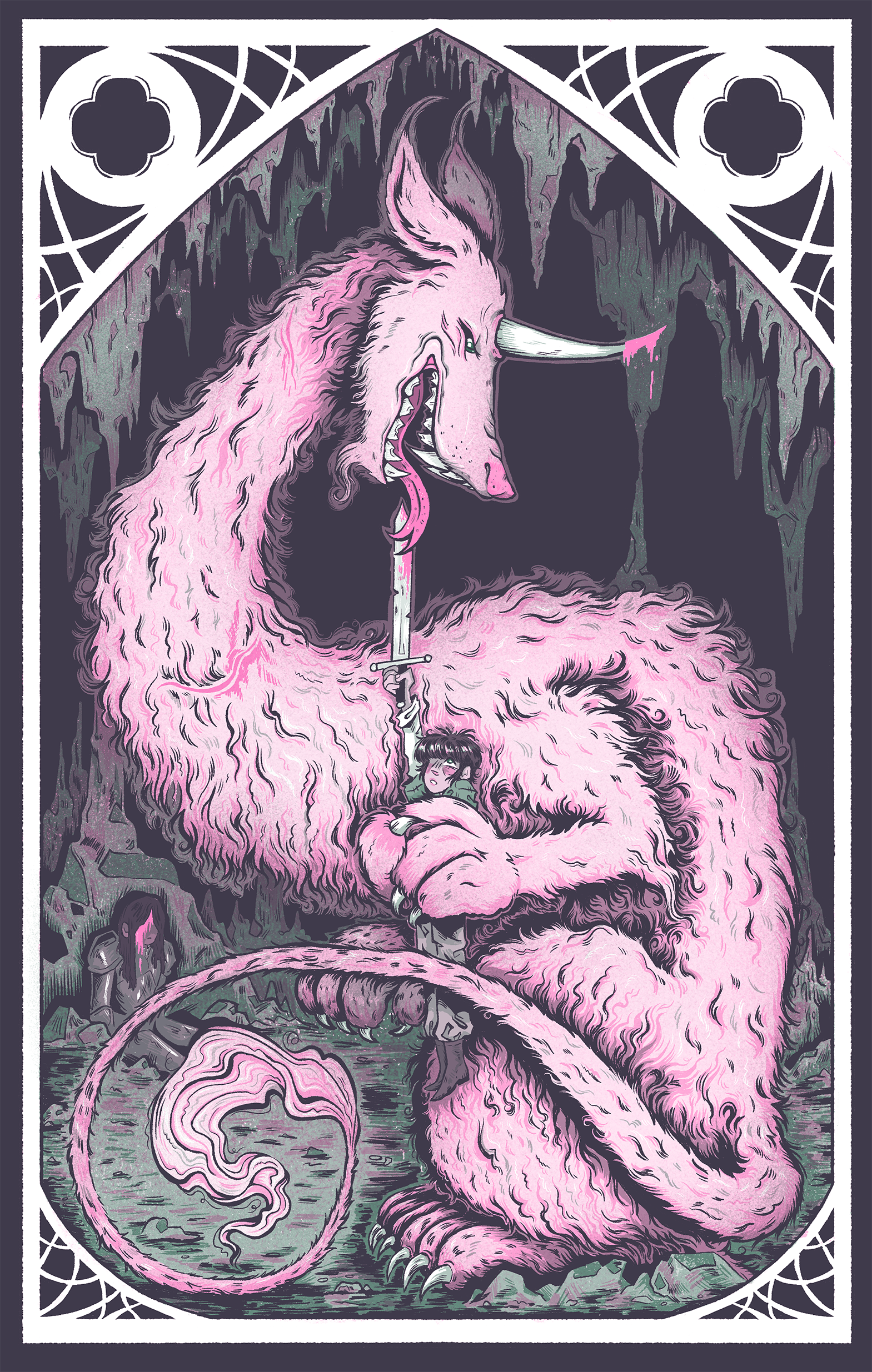 The Brave Squire - 2025 - Digital & Riso