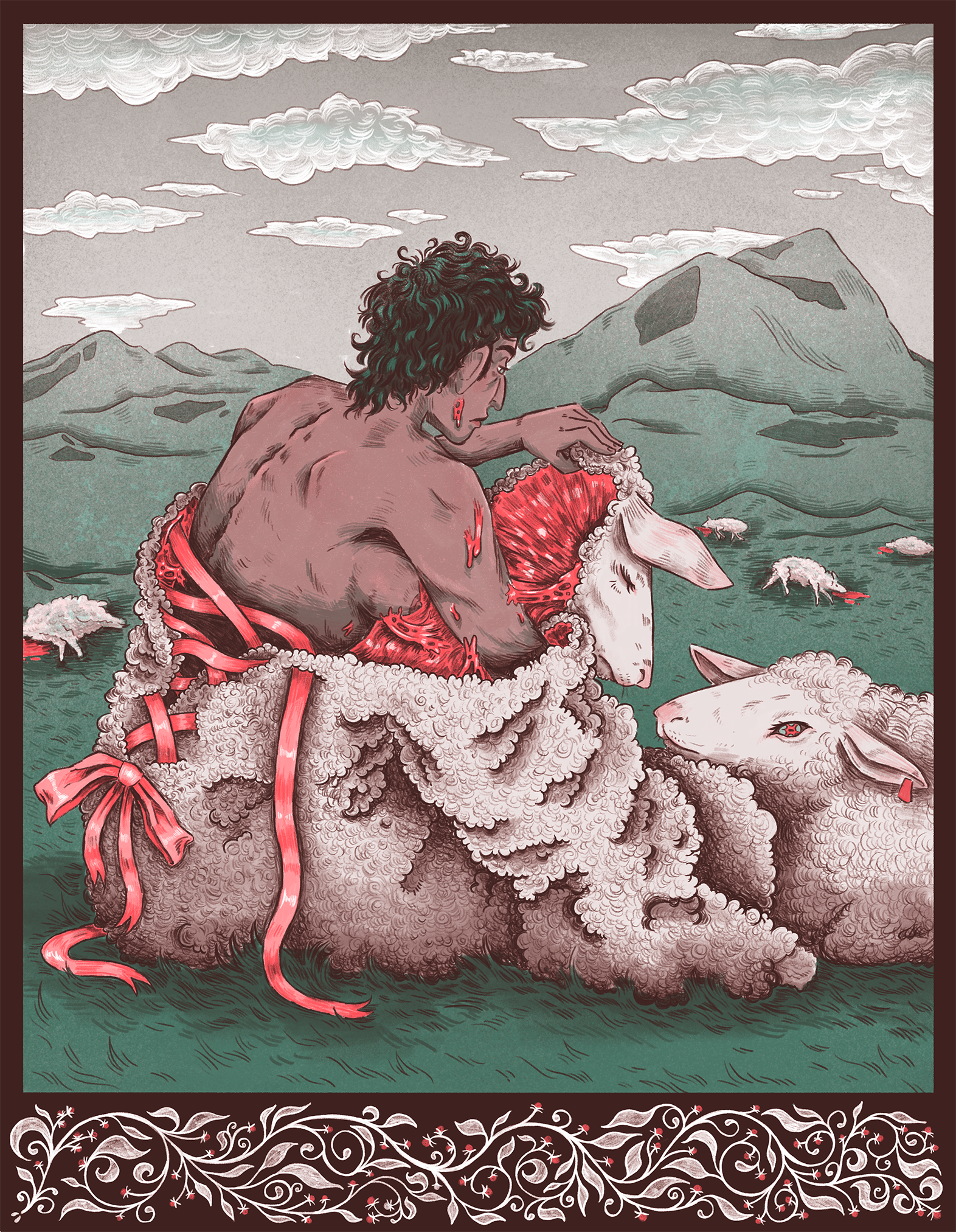 Wolf in Sheep's Clothing - 2025 - Digital & Riso