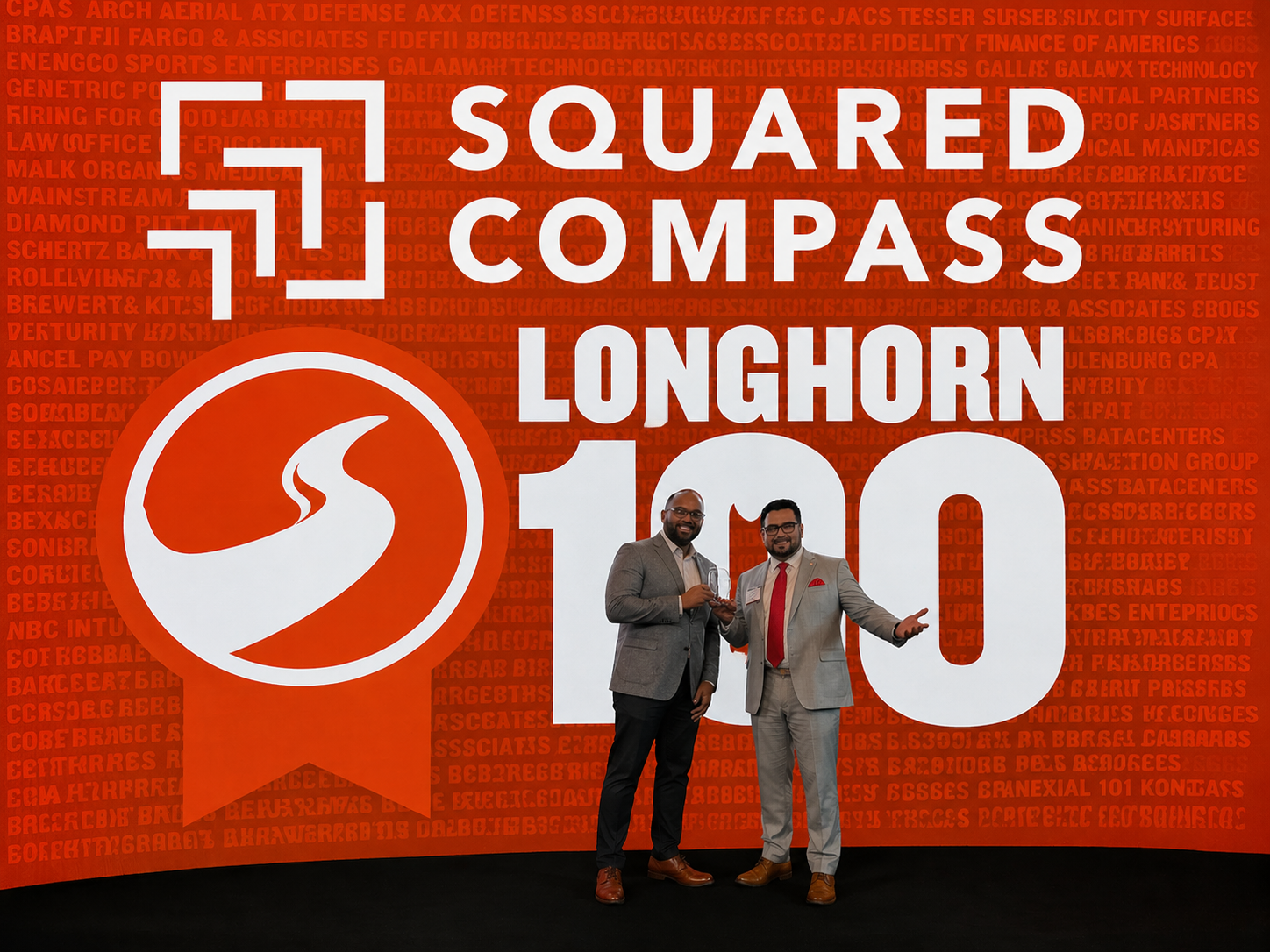 Squared Compass Recognized by Texas Exes as a 2026 Longhorn 100 Honoree