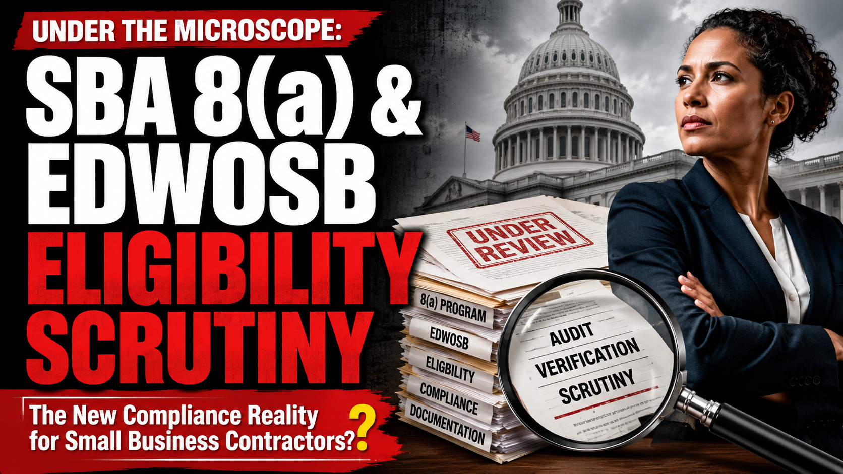 SBA 8(a) and EDWOSB Eligibility Scrutiny: The New Compliance Reality for Small Business Contractors?