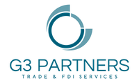 G3 Partners logo, trade and FDI services firm partnering with businesses on international growth and government contracting opportunities.
