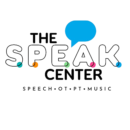 The Speak Center logo, speech, occupational therapy, and music therapy partner supporting community services and small business growth.