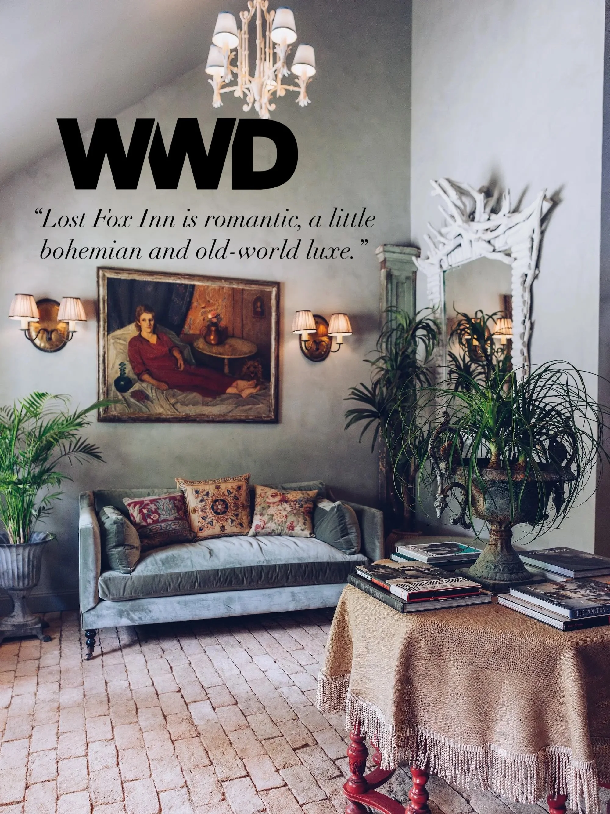 Thank you Women&rsquo;s Wear Daily!
.
.
.
#lostfoxinn #bybyrd #litchfieldct #litchfield #visitlitchfieldct