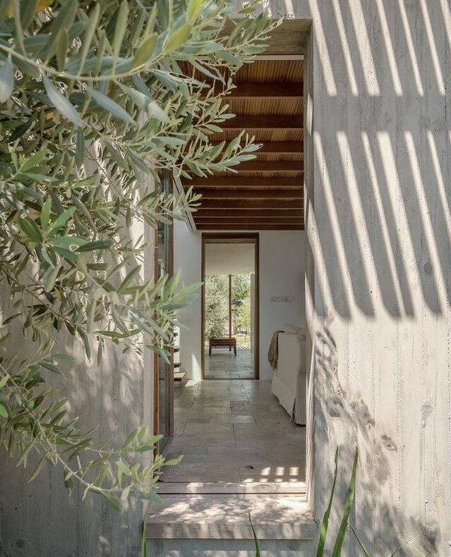 There is so much good design out there. This image of the T house featured on @archdaily has been a source of inspiration for years. The play of light and shadow and texture and nature gets me every time.⁠
.⁠
What inspires you?🤍