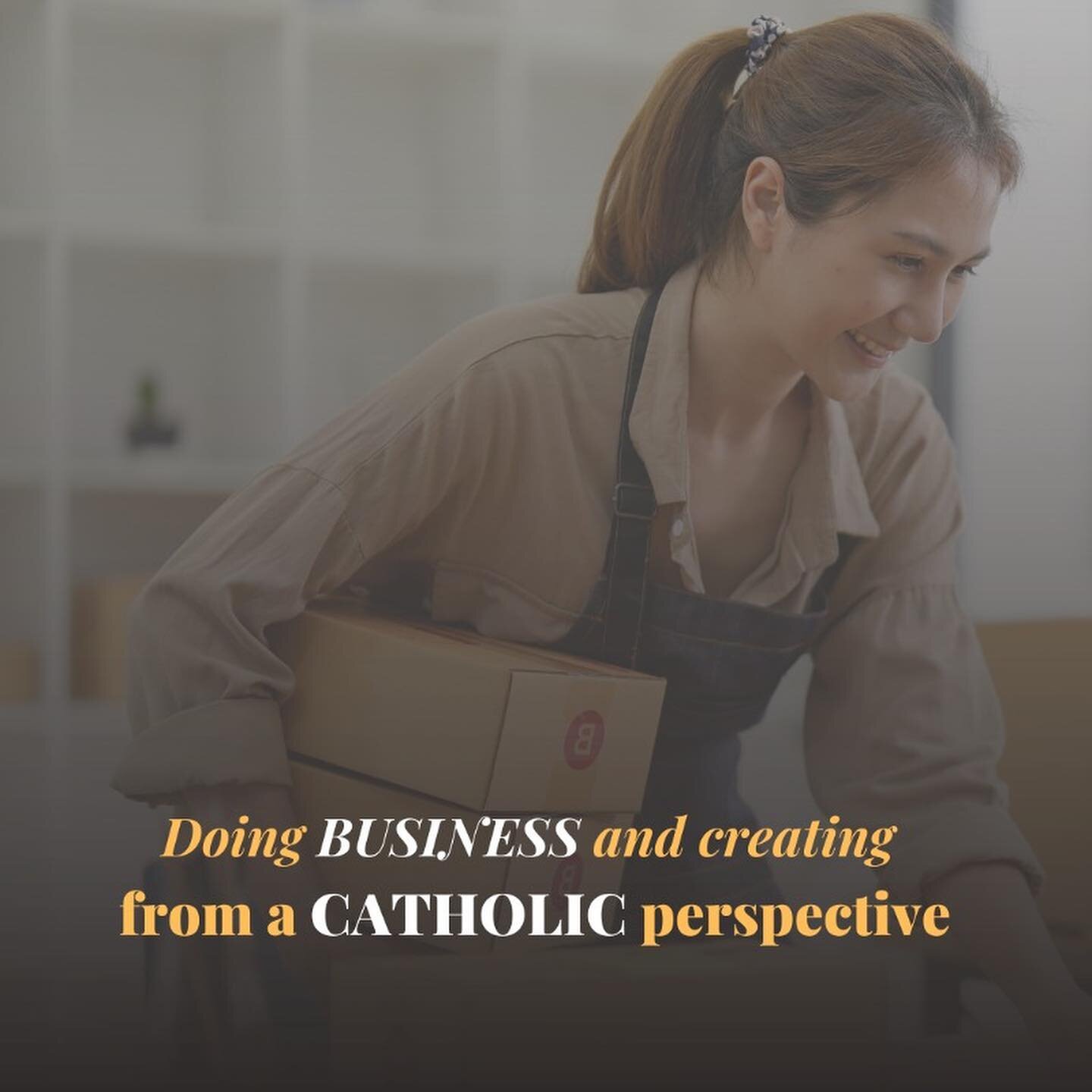 You don&rsquo;t need to put your values aside in order to do business, the Catholic Church has teachings on how our businesses should be conduced 🙏
.
#catholicbusiness #catholicshop #catholicstore