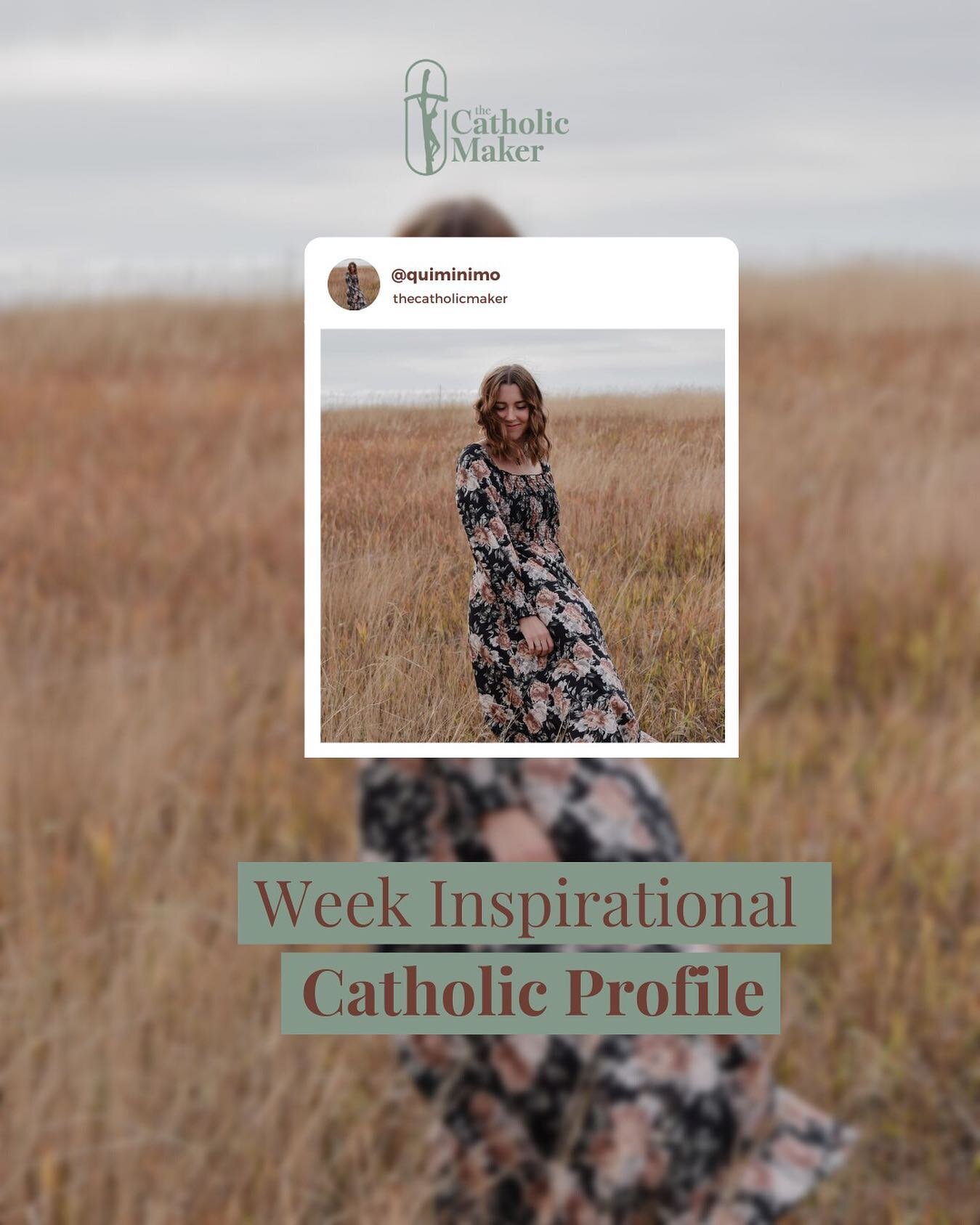 On today&rsquo;s inspirational Catholic profiles, we introduce you to @quiminimo.

She is a faithful catholic and also one of our favorite Instagram accounts. She produces brown scapulars (and they&rsquo;re beautiful). But what makes her even more ex