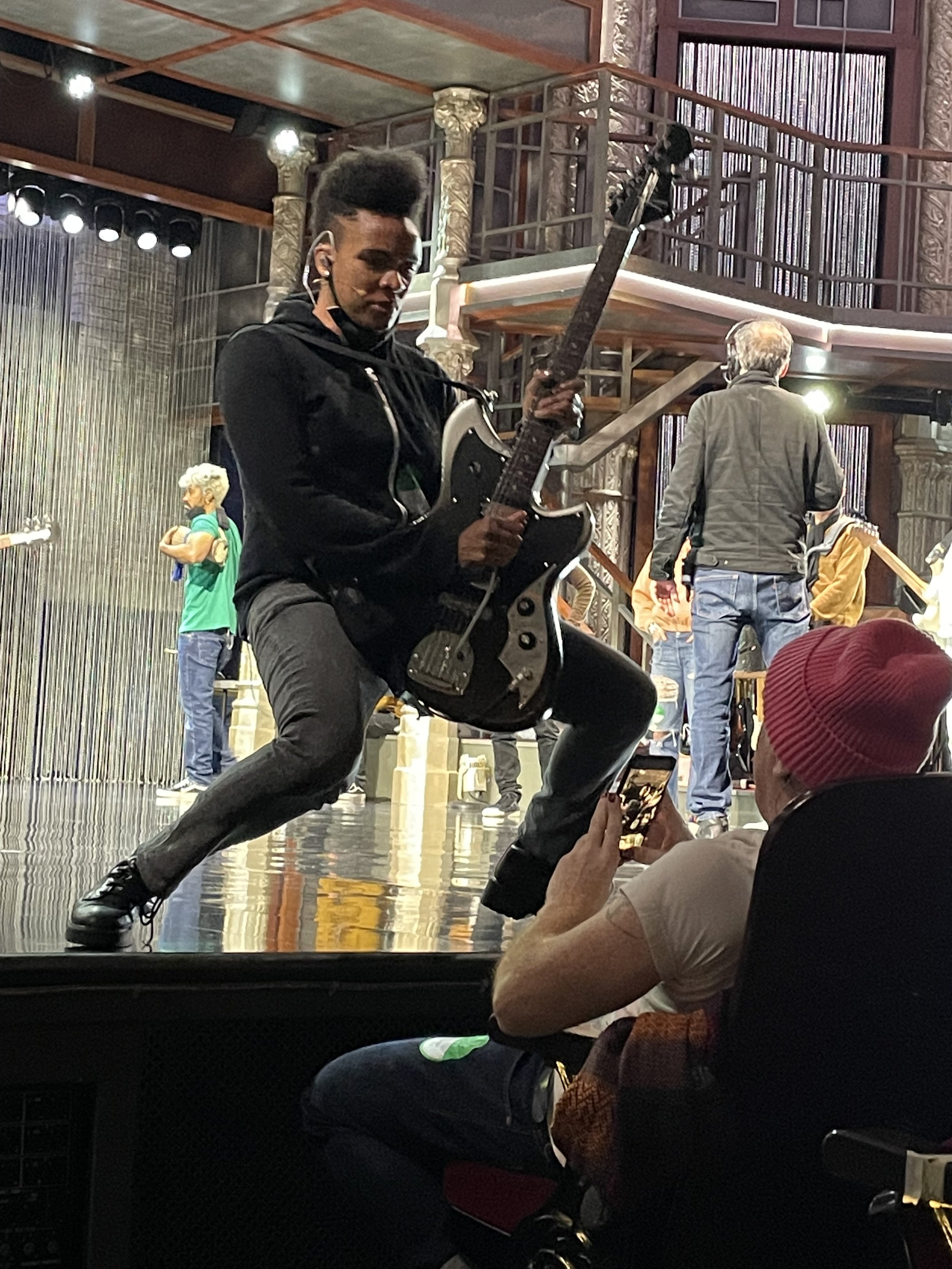 Tomfoolery on the set of The Tonight Show with Jimmy Fallon