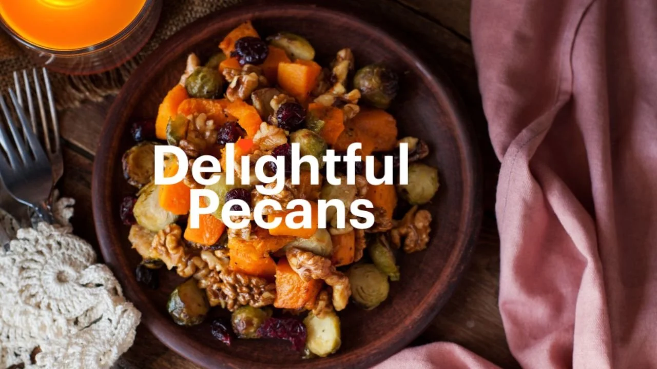 Maple Roasted Brussels Sprouts with Pecans and Butternut Squash
