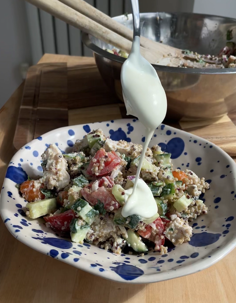 Creamy Chicken Quinoa Salad