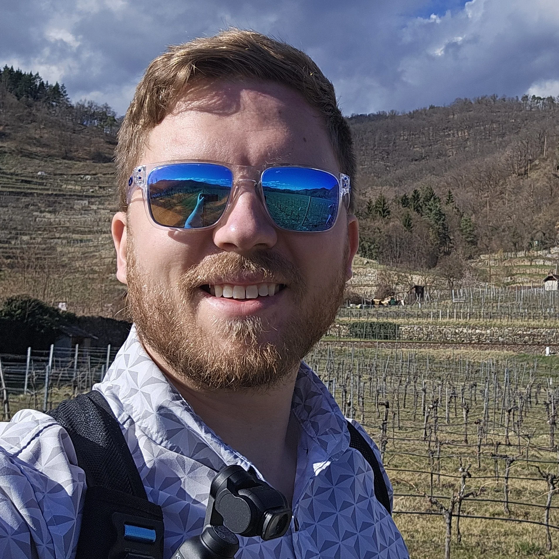 Josh Westendorf, Second Trip Travel advisor, during his travels in Austria