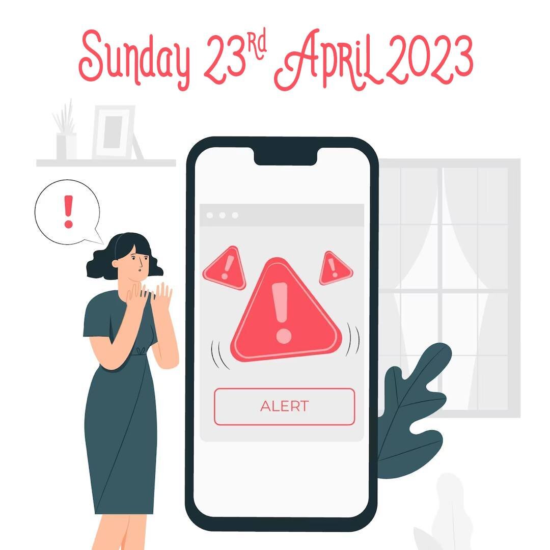 On Sunday, 23 April 2023, at 3pm, phones will emit a loud, siren sound, vibrate and show a message on screen. This is only a test.

Some organisations have expressed fears that the test could actually endanger some people. Those at risk of domestic o