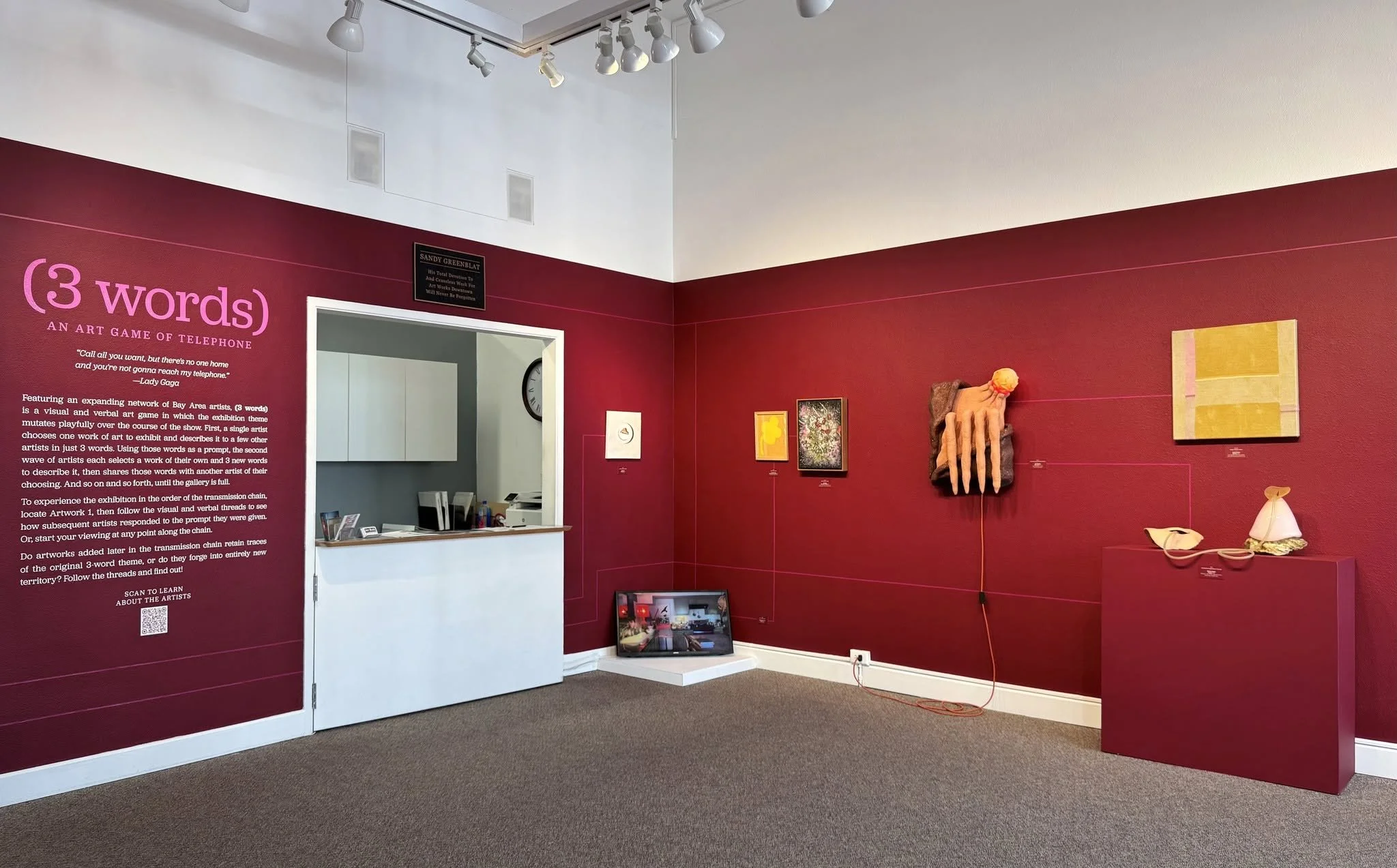 Art Talk — (3 words): an art game of telephone