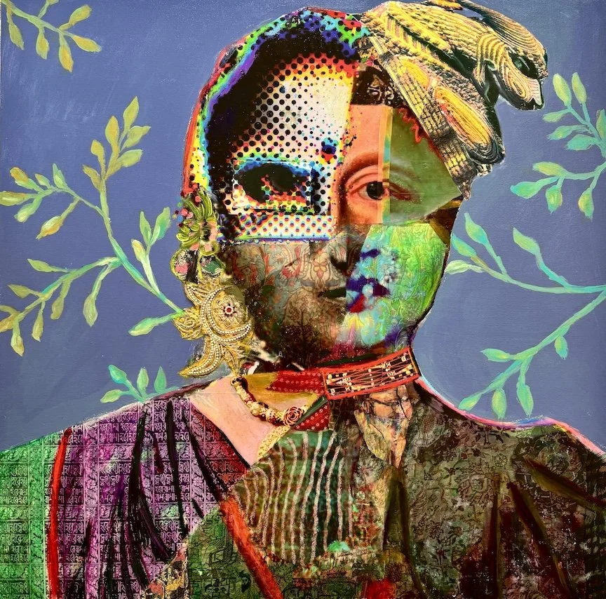  Tapestry of Identities   mixed media, 36 x 36"