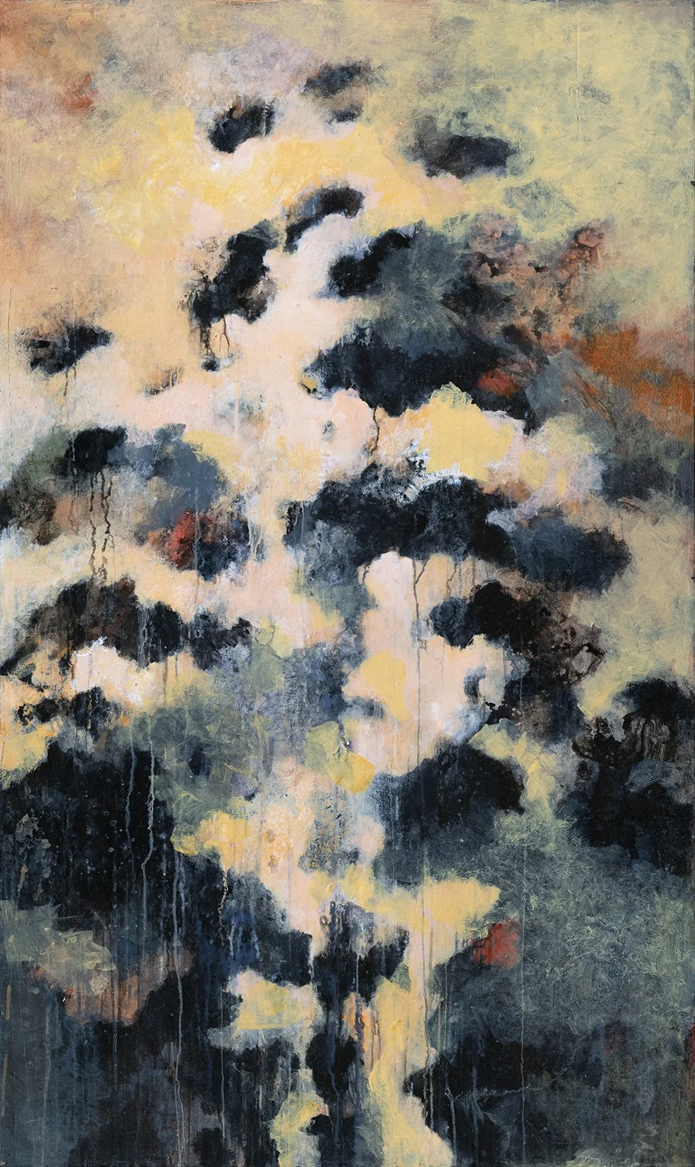 Mike Grady  Eventide , 2000, acrylic on canvas, 72” x 36” x 1 ½”