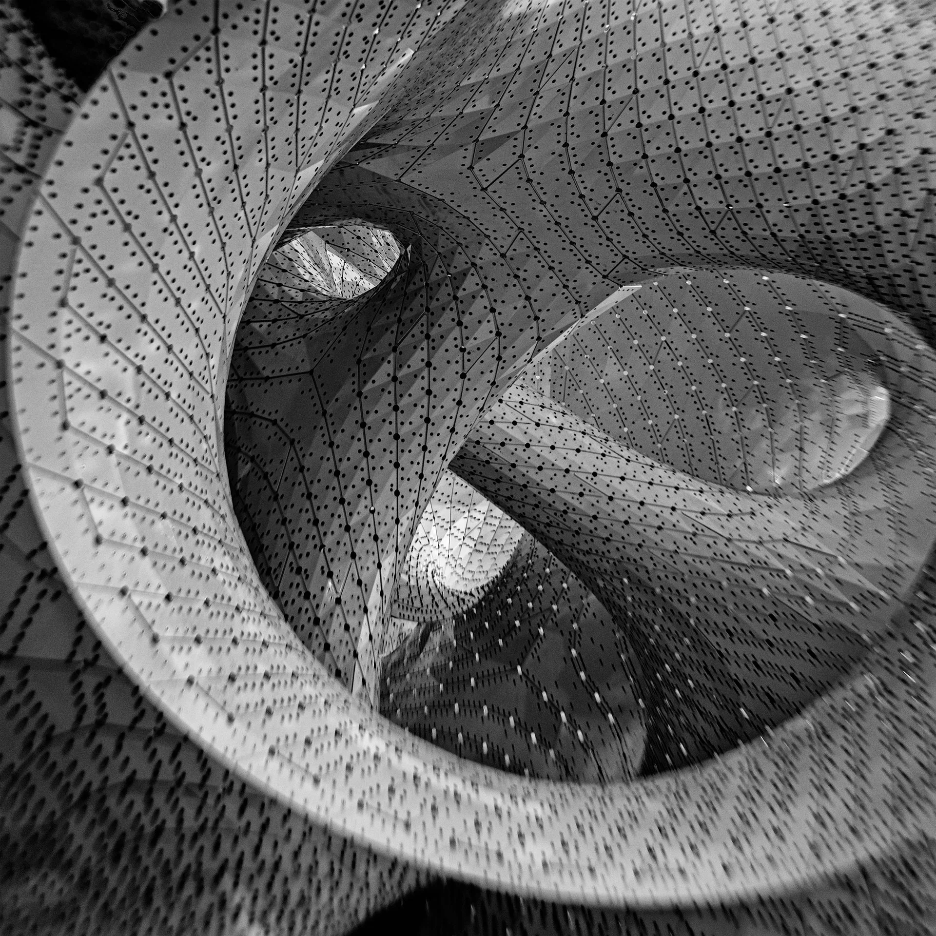 Harlan Crowder   Googleplex , 2023, pigment print, 20" x 20" x 1"